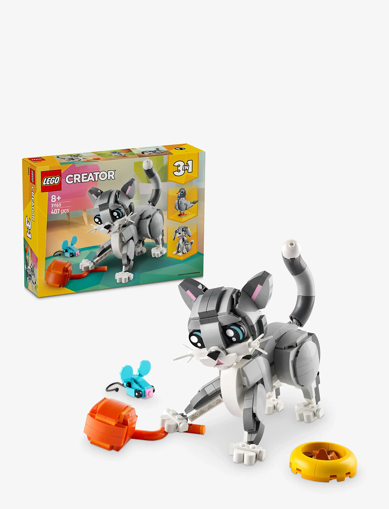 LEGO - Creator 3in1 Playful Cat Pet Toy Animal Playset 31163 - lego creator - multi - 0