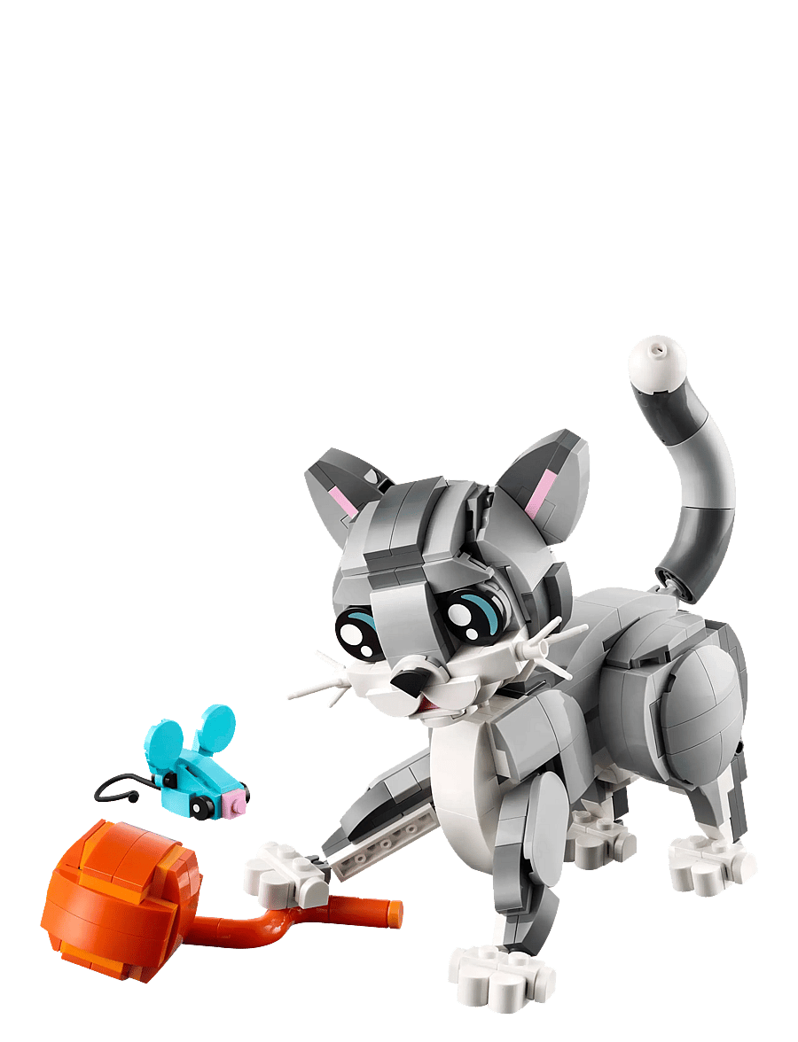 LEGO - Creator 3in1 Playful Cat Pet Toy Animal Playset 31163 - lego® creator - multi - 3