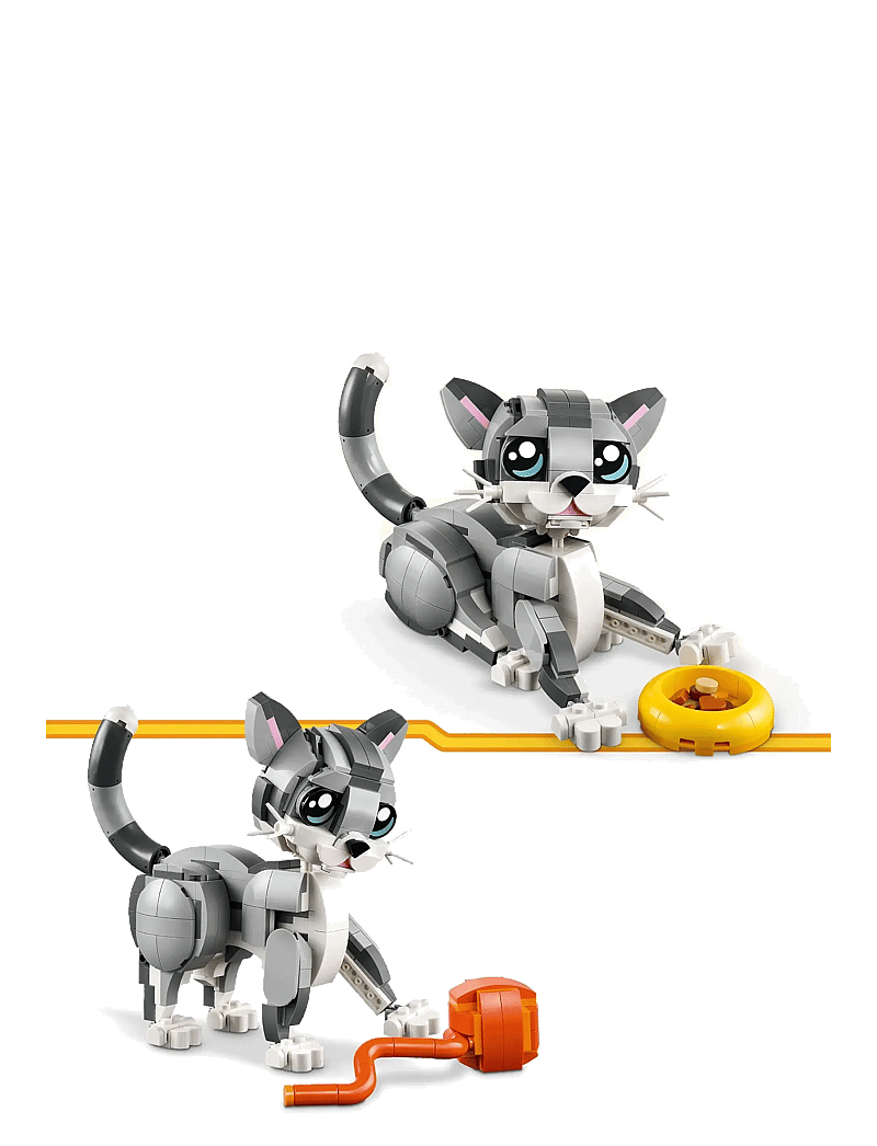 LEGO - Creator 3in1 Playful Cat Pet Toy Animal Playset 31163 - multi - 4