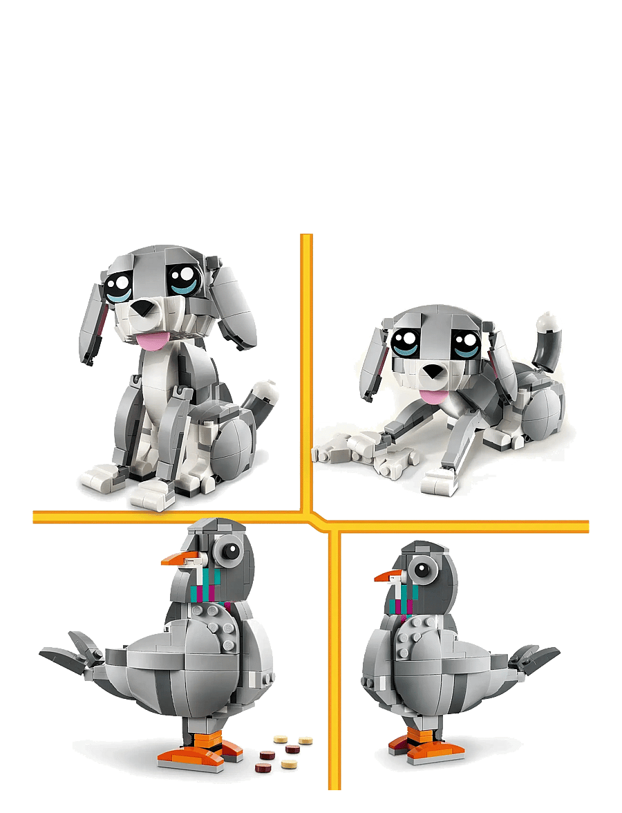LEGO - Creator 3in1 Playful Cat Pet Toy Animal Playset 31163 - lego® creator - multi - 5