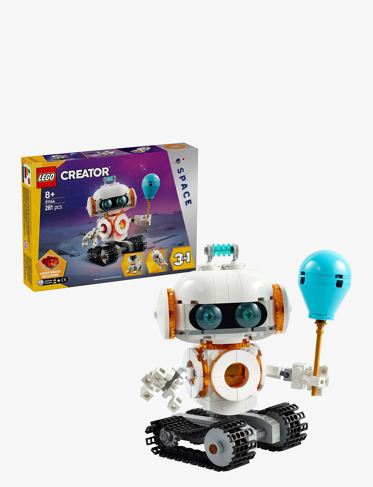 LEGO - Creator 3in1 Space Robot Toy Science Playset 31164 - multi - 0