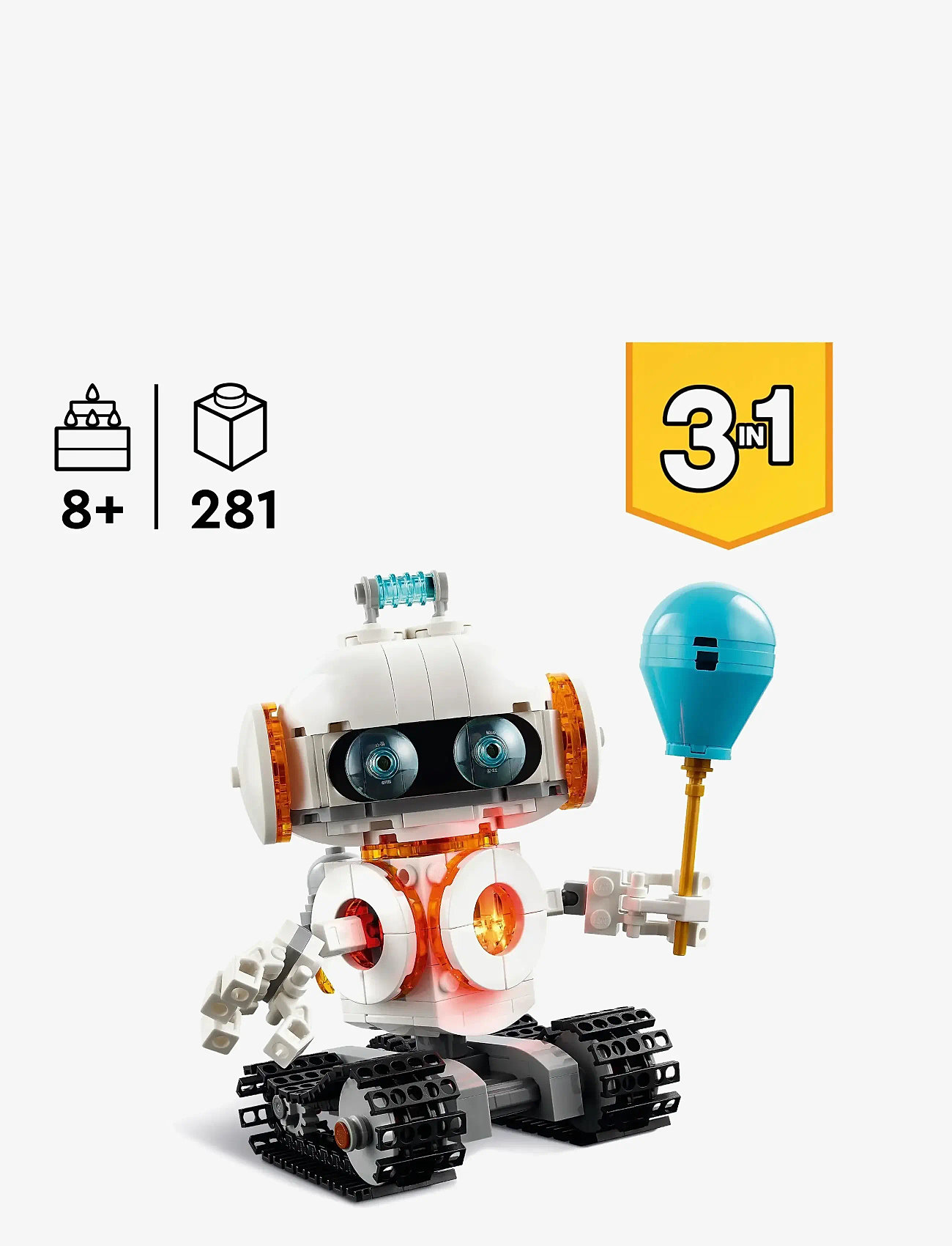 LEGO - Creator 3in1 Space Robot Toy Science Playset 31164 - multi - 1