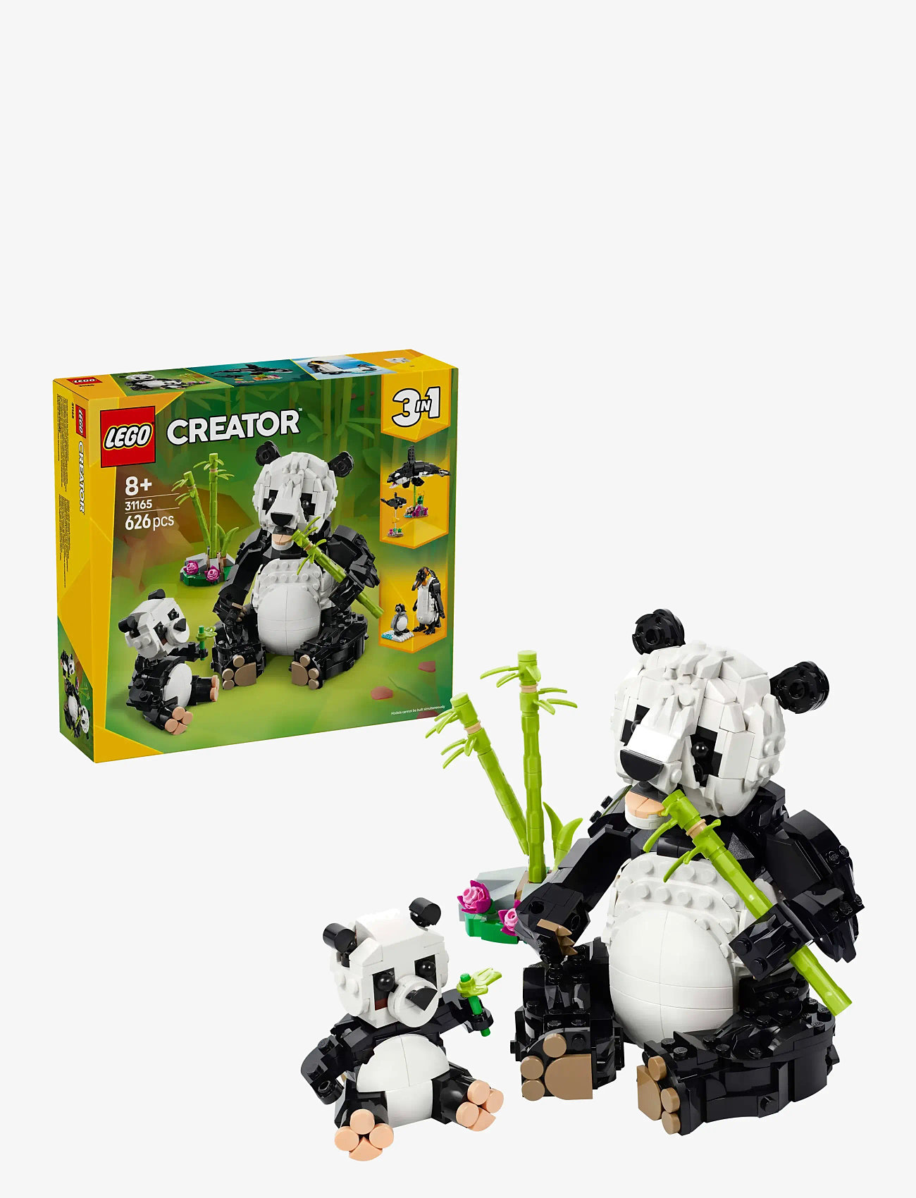 LEGO - Creator 3in1 Wild Animals: Panda Family Toy Playset 31165 - lego creator - multi - 0
