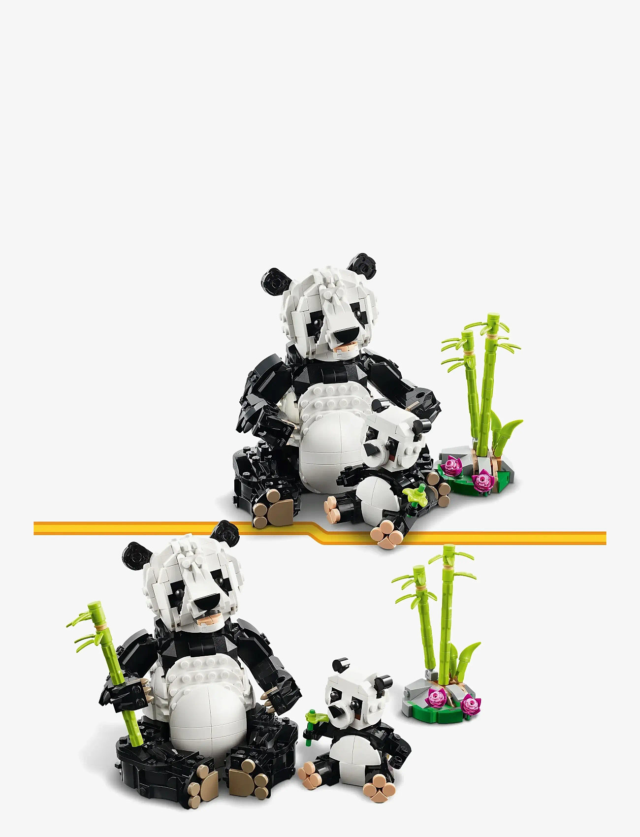 LEGO - Creator 3in1 Wild Animals: Panda Family Toy Playset 31165 - lego creator - multi - 5