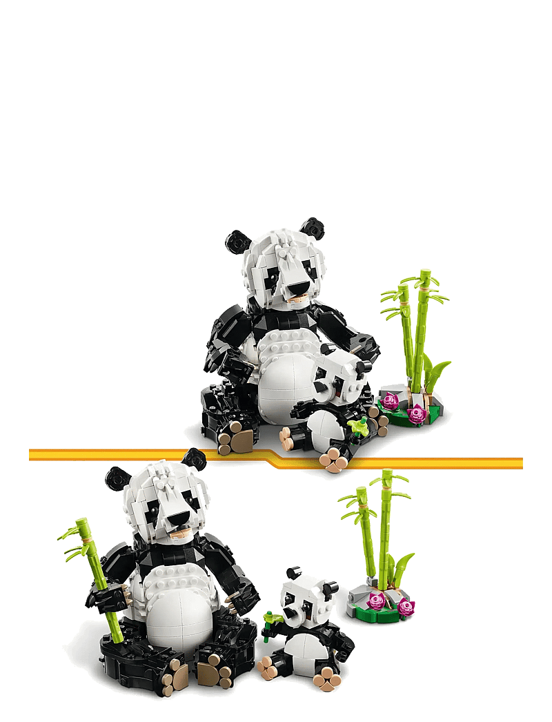LEGO - Creator 3in1 Wild Animals: Panda Family Toy Playset 31165 - lego creator - multi - 5