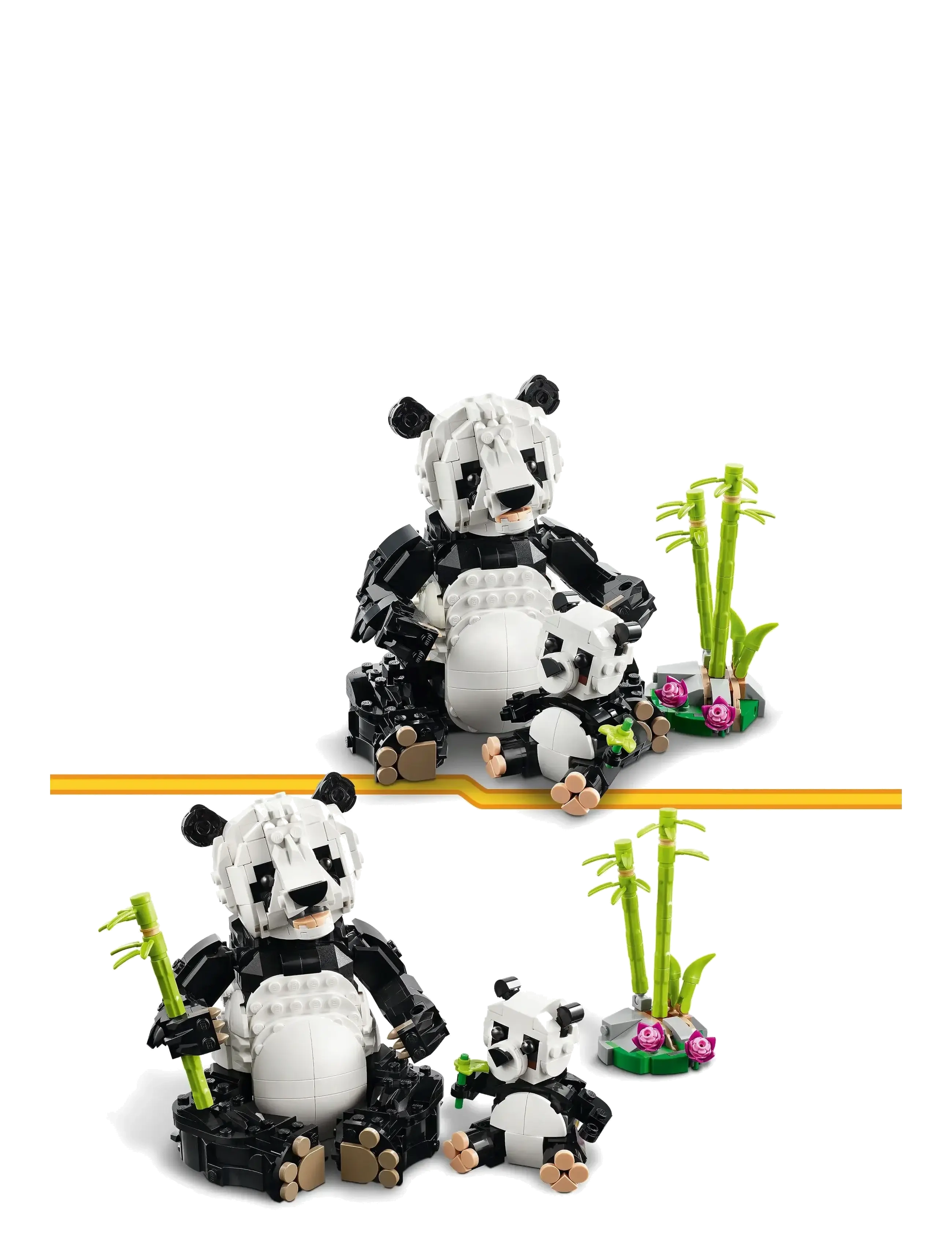 LEGO - Creator 3in1 Wild Animals: Panda Family Toy Playset 31165 - lego creator - multi - 5