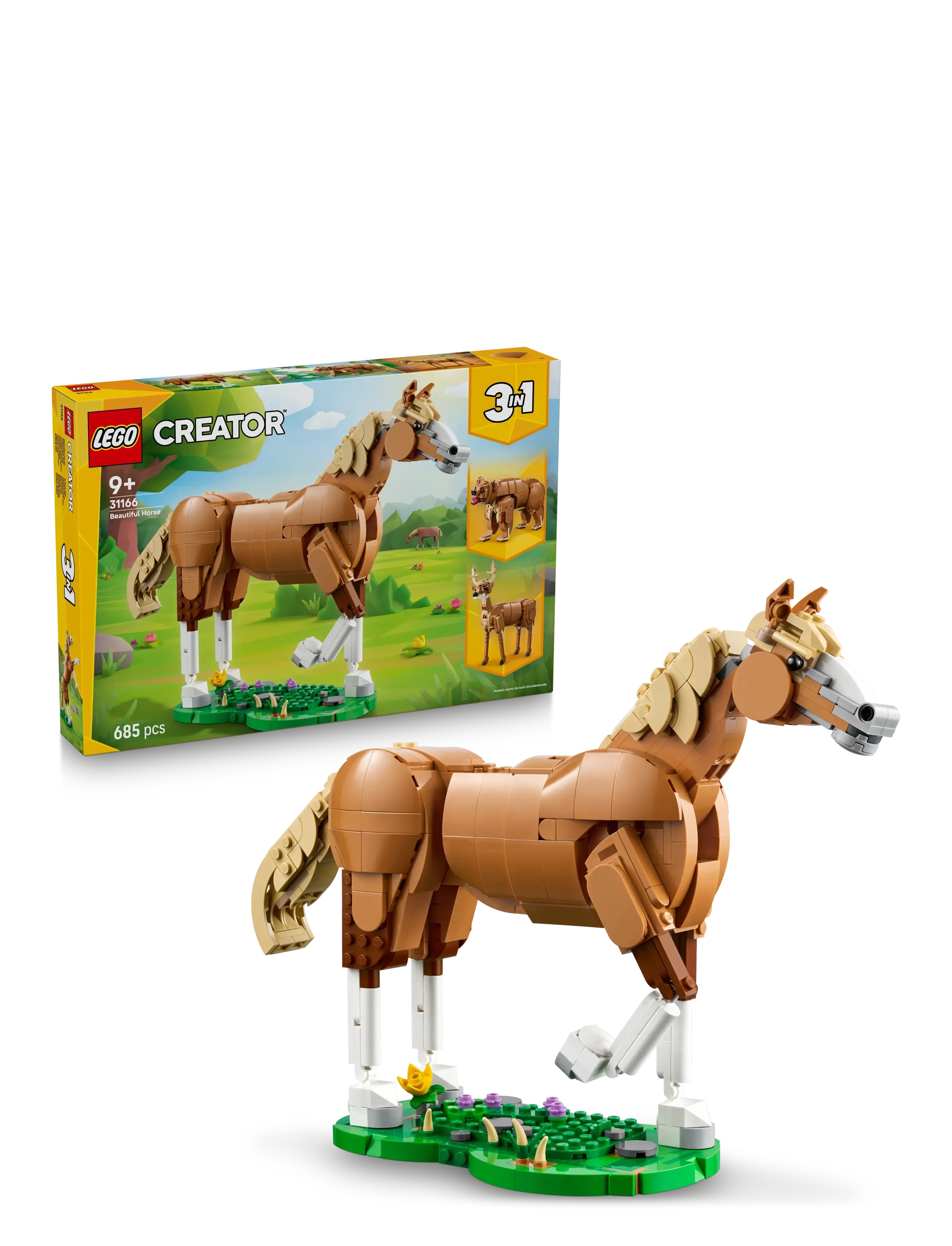 LEGO Smuk Hest 31166, One Size, Lego Spielzeug, Mehrfarbig/gemustert - creator, Kinder