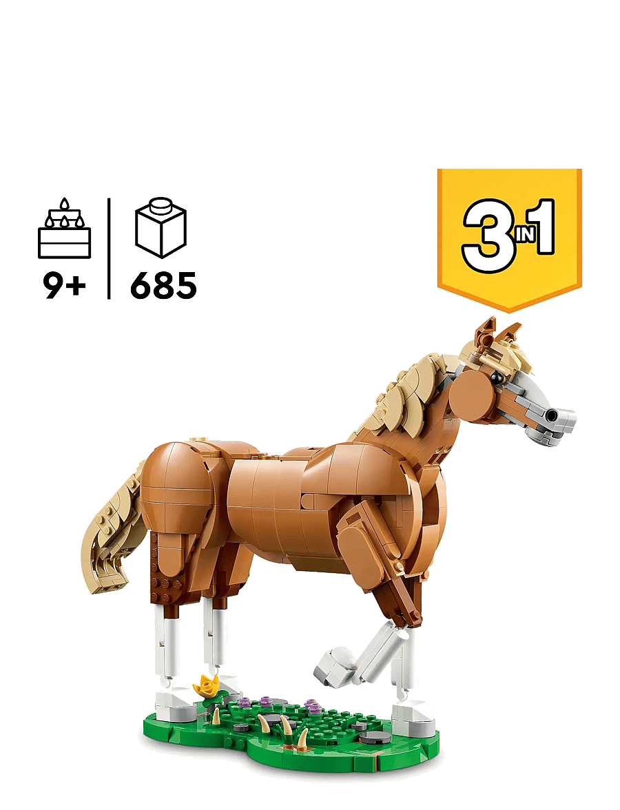 LEGO - Creator 3in1 Beautiful Horse Toy Animal Building Set 31166 - tiere - multi - 1