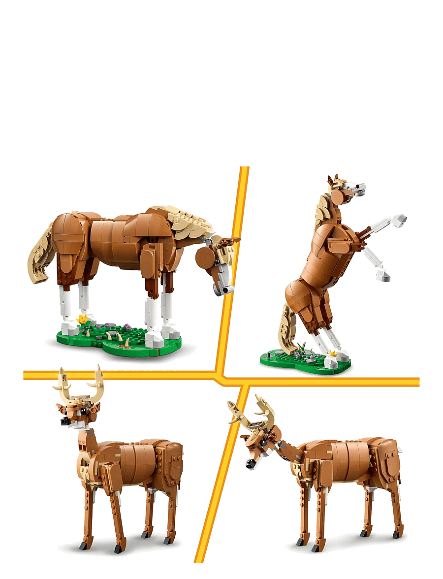 LEGO - Creator 3in1 Beautiful Horse Toy Animal Building Set 31166 - tiere - multi - 5