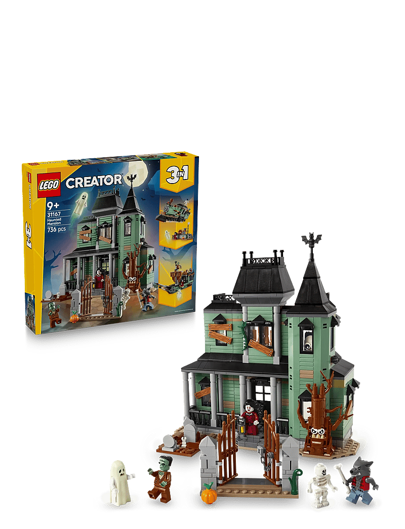 LEGO - Creator 3in1 Haunted Mansion House Building Toy 31167 - lego creator - multi - 0