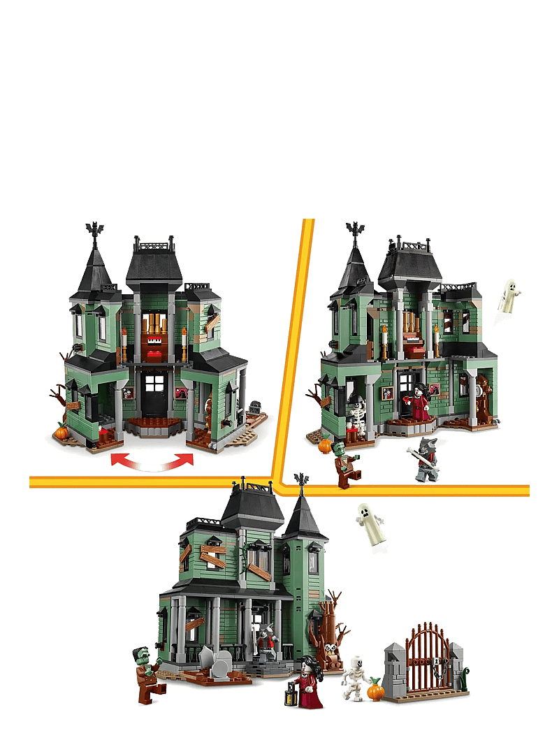 LEGO - Creator 3in1 Haunted Mansion House Building Toy 31167 - lego creator - multi - 5