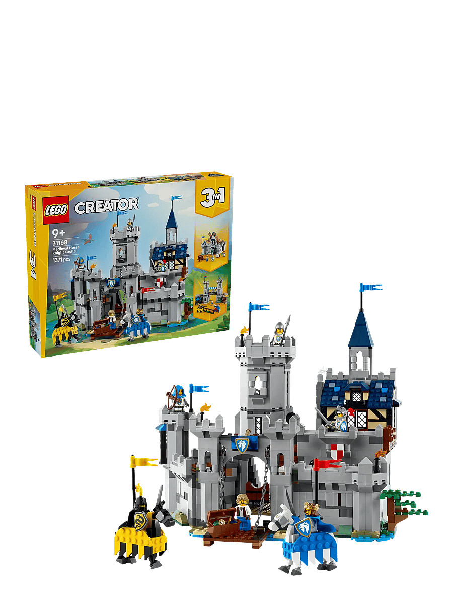 LEGO - Creator 3in1 Medieval Horse Knight Castle Playset Building Toy 31168 - lego creator - multi - 0