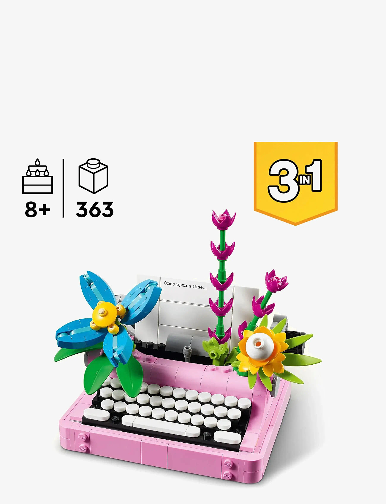 LEGO - Skrivemaskine med blomster 31169 - multi - 1