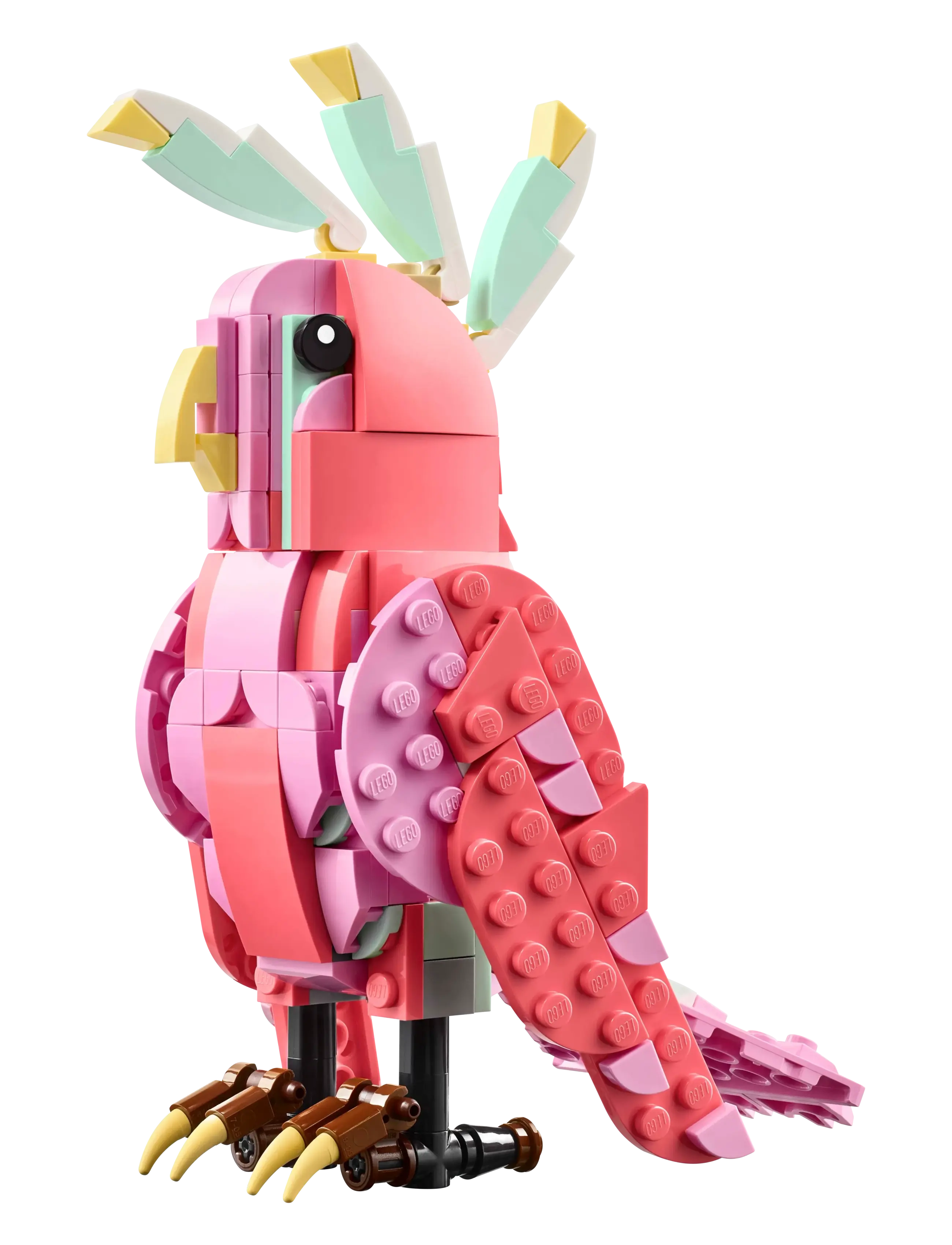 LEGO - Creator 3in1 Wild Animals: Pink Flamingo Animal Toy Playset 31170 - lego creator - multi - 3