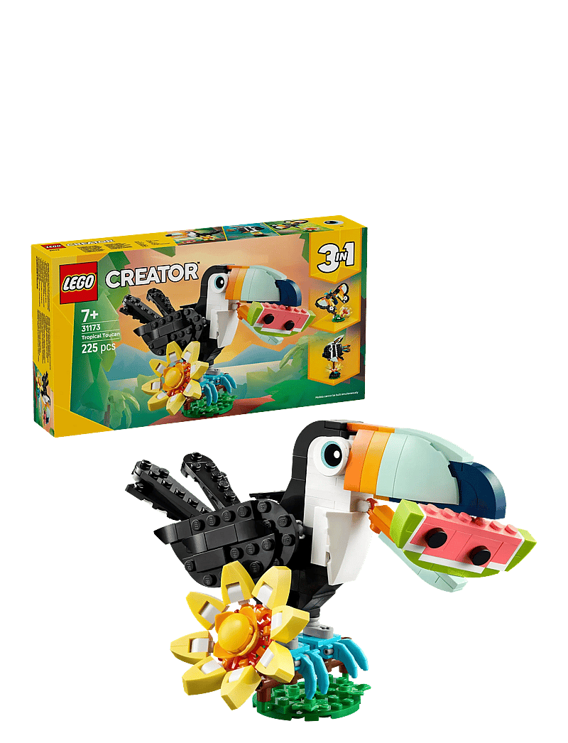 LEGO - Creator 3in1 Wild Animals: Tropical Toucan Figure Playset 31173 - tiere - multi - 0