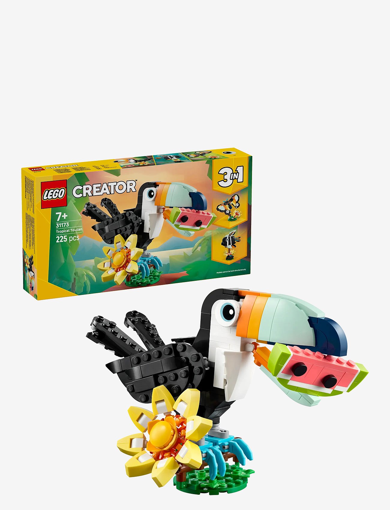 LEGO | Creator 3In1 Wild Animals: Tropical Toucan Figure Playset 31173 | ONE SIZE