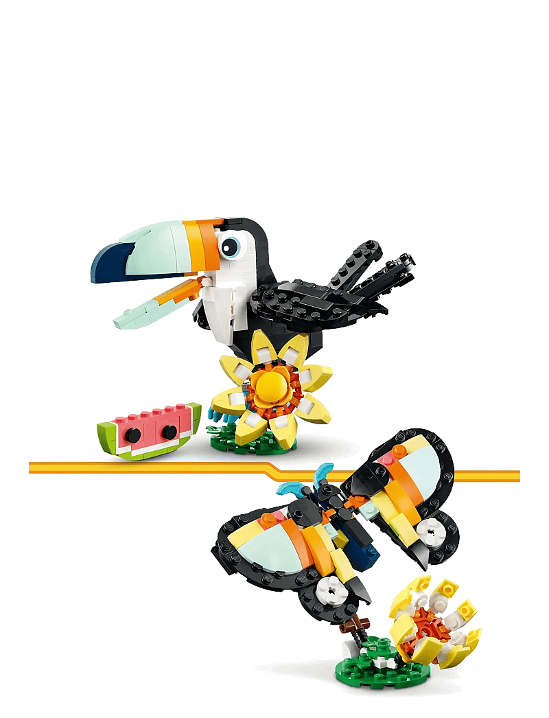 LEGO - Creator 3in1 Wild Animals: Tropical Toucan Figure Playset 31173 - tiere - multi - 3