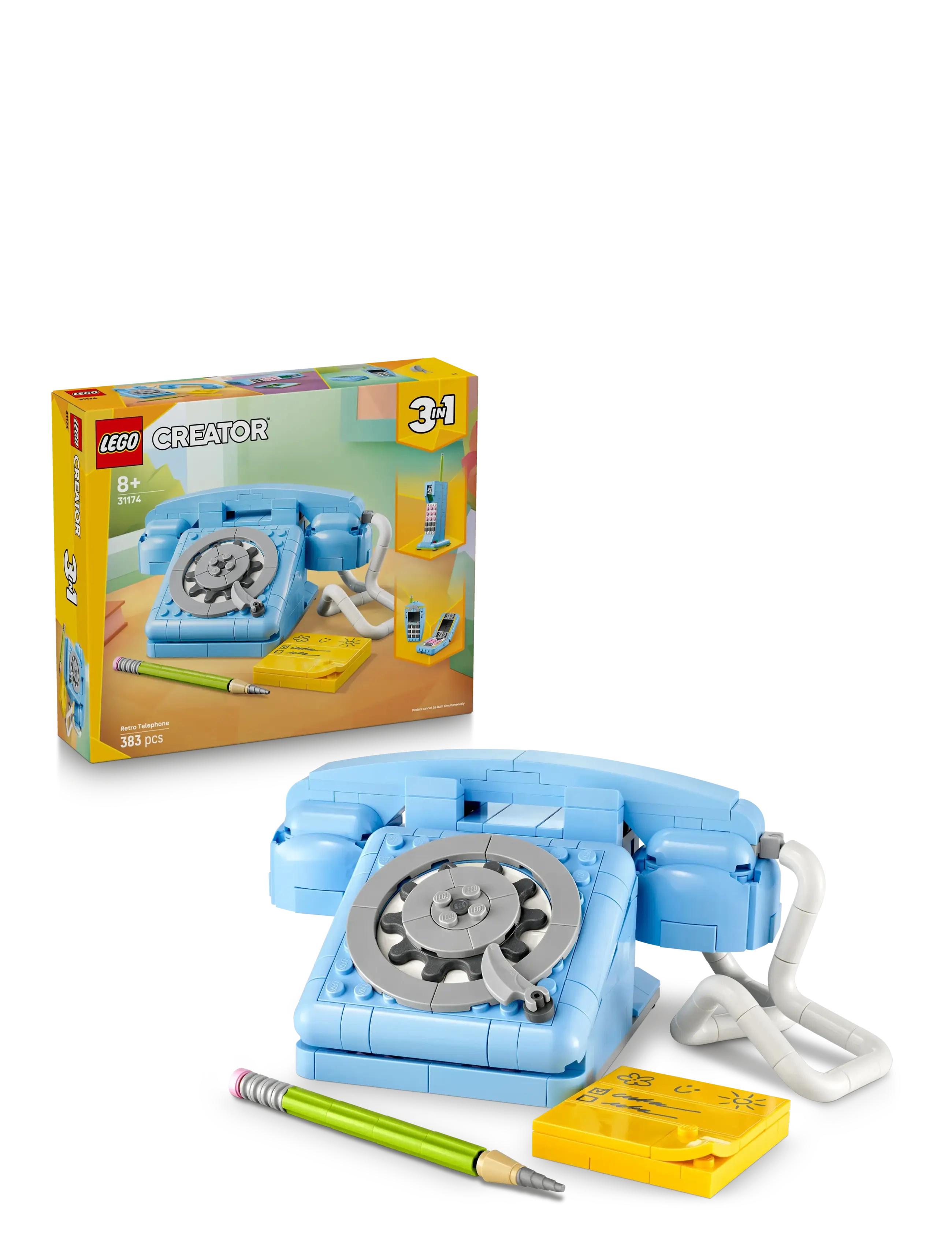 LEGO Retro-Telefon 31174, Børn, Lego creator, Multi/mønstret, Str: ONE SIZE