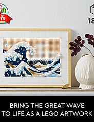 LEGO - ART Hokusai – The Great Wave Wall Art Adults Set - födelsedagspresenter - multicolor - 5