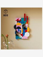 LEGO - ART Modern Art Colourful Abstract Wall Canvas Set - syntymäpäivälahjat - multi - 3