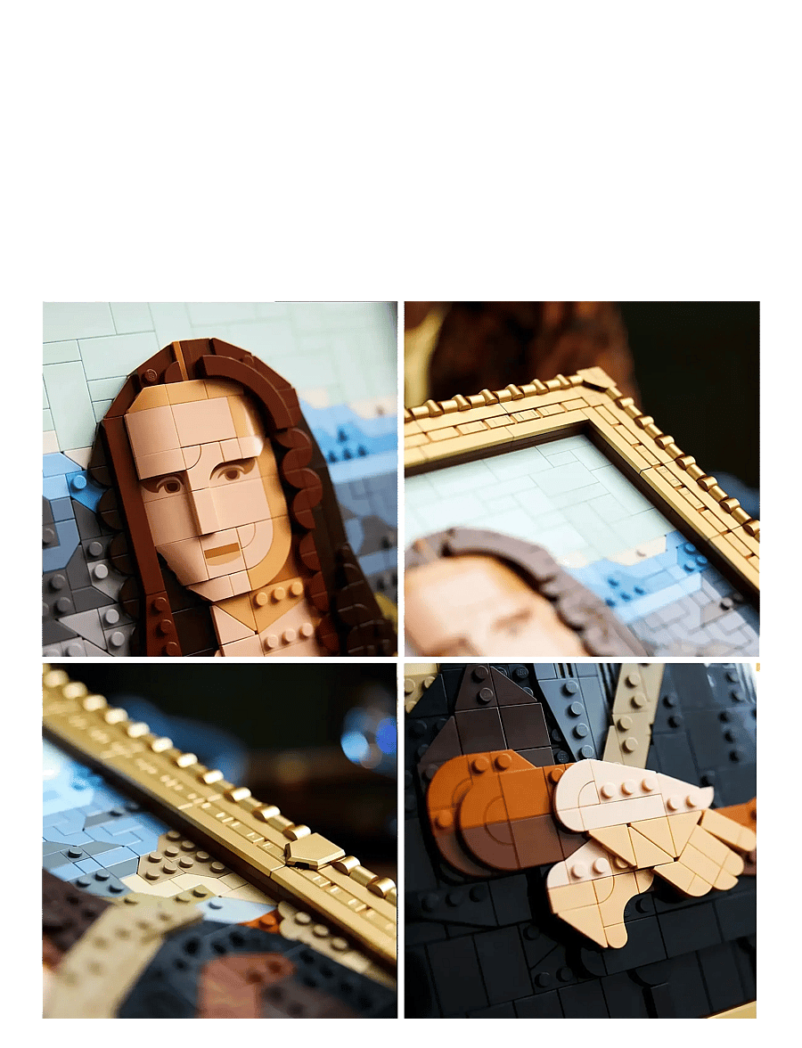 LEGO - Art Mona Lisa Painting Building Set for Adults 31213 - geburtstagsgeschenke - multi - 4