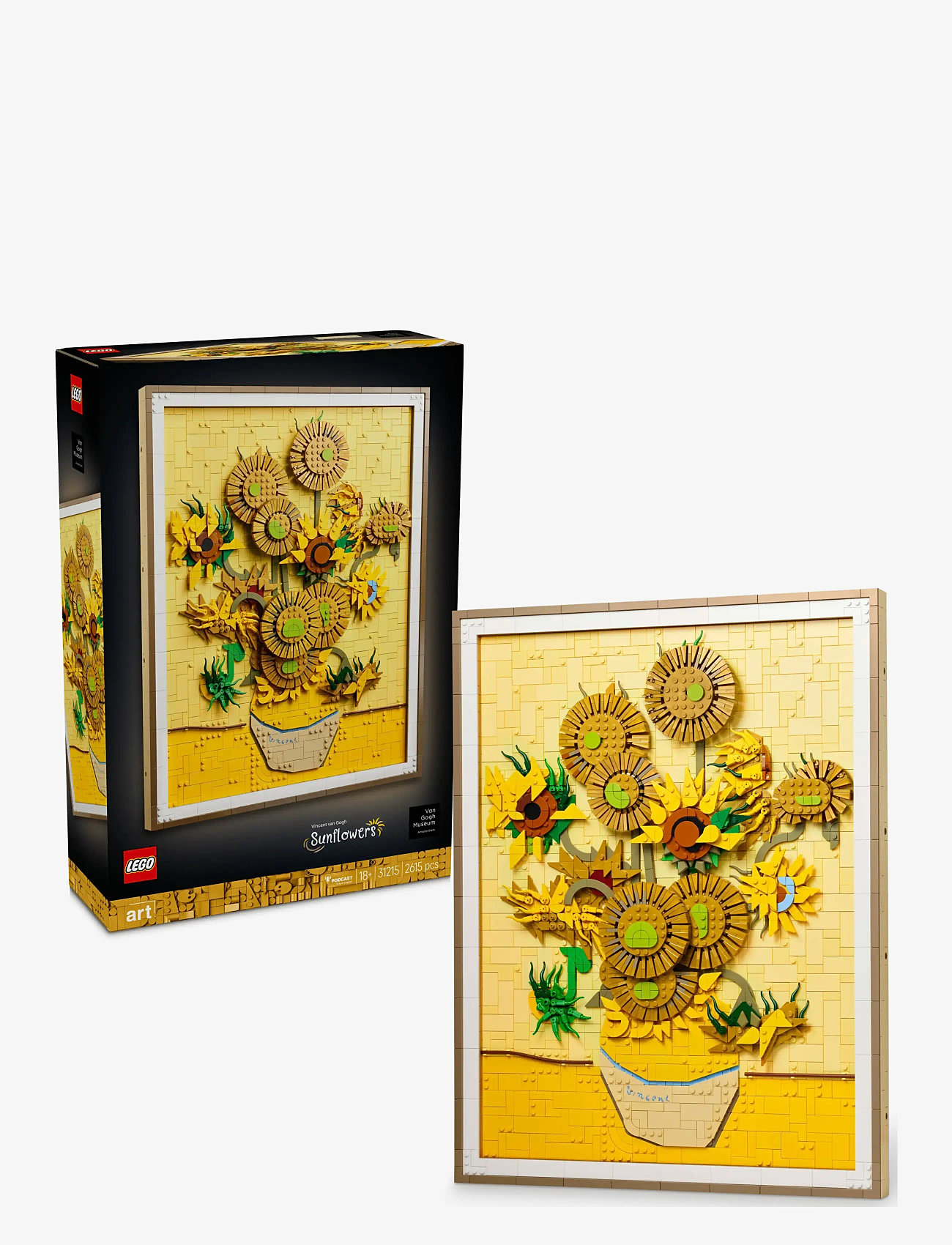 LEGO - Art Vincent van Gogh – Sunflowers Wall Artwork Building Set 31215 - lego adults welcome - multi - 0