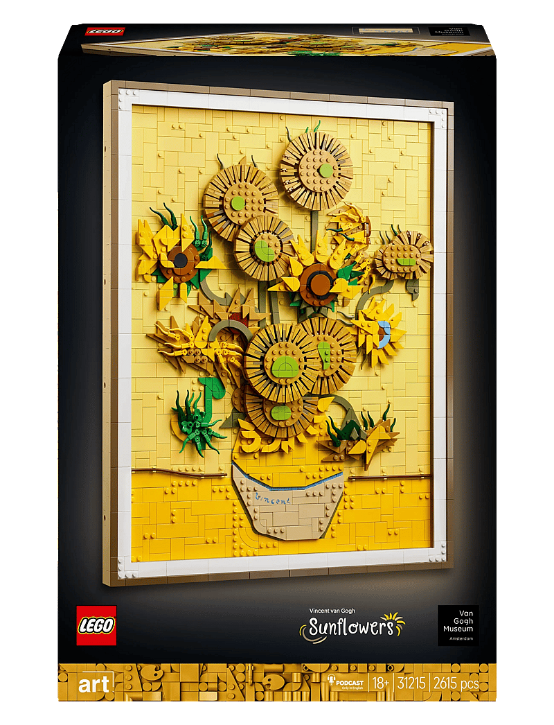 LEGO - Art Vincent van Gogh – Sunflowers Wall Artwork Building Set 31215 - multi - 5