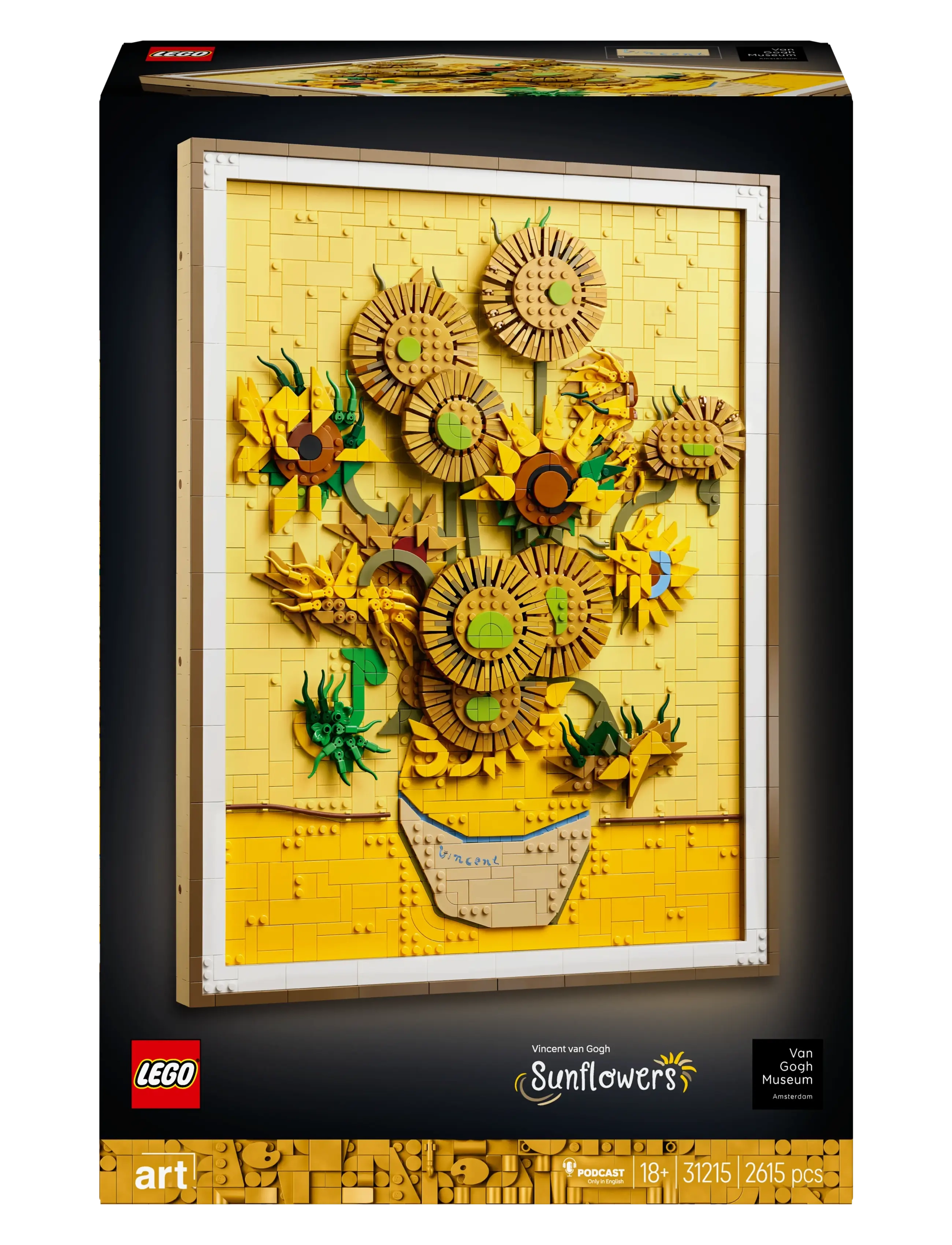 LEGO - Art Vincent van Gogh – Sunflowers Wall Artwork Building Set 31215 - sünnipäevakingitused - multi - 5