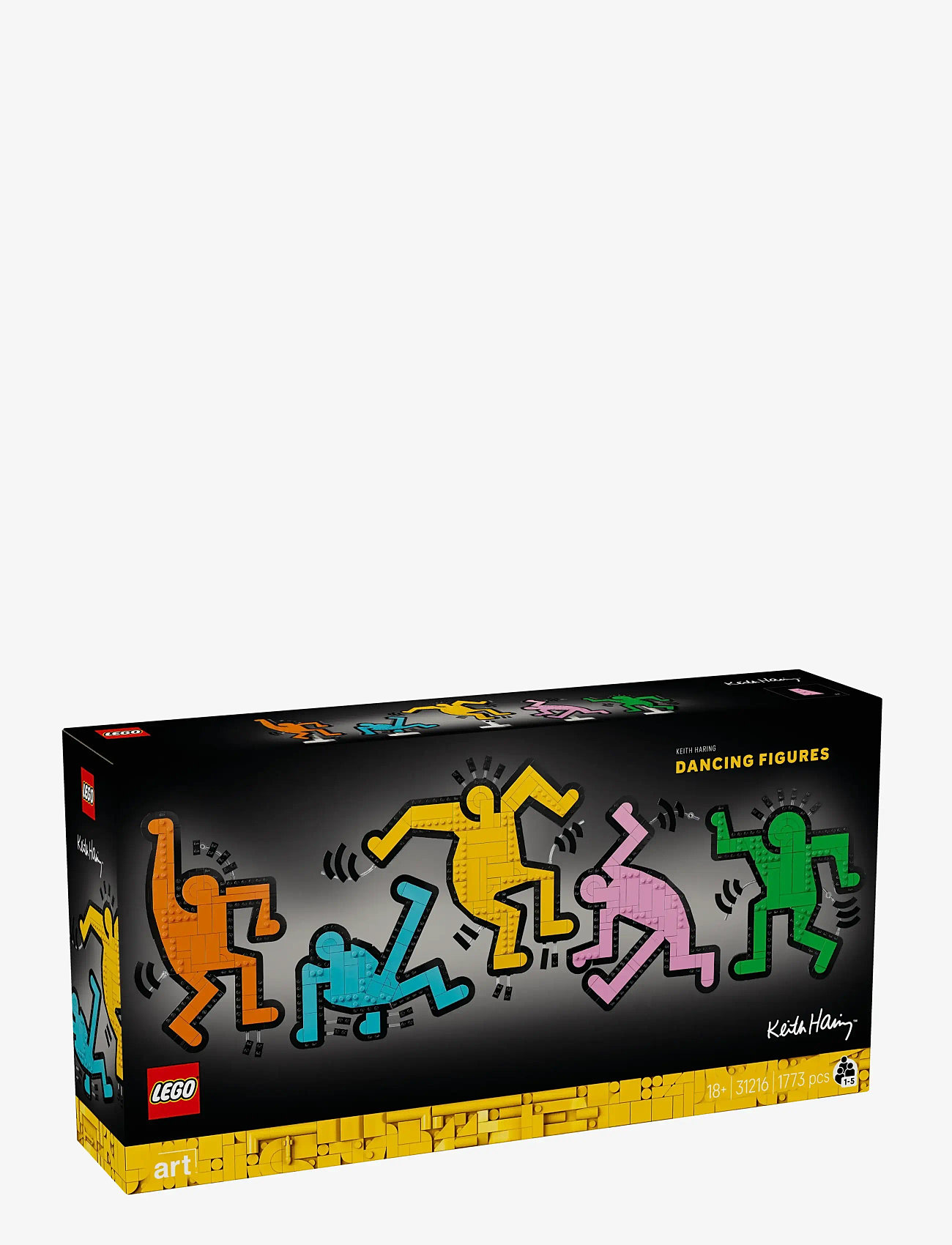 LEGO Art Keith Haring – Dancing Figures Living Room Decor 31216 (LGO31216)  LEGO® ART