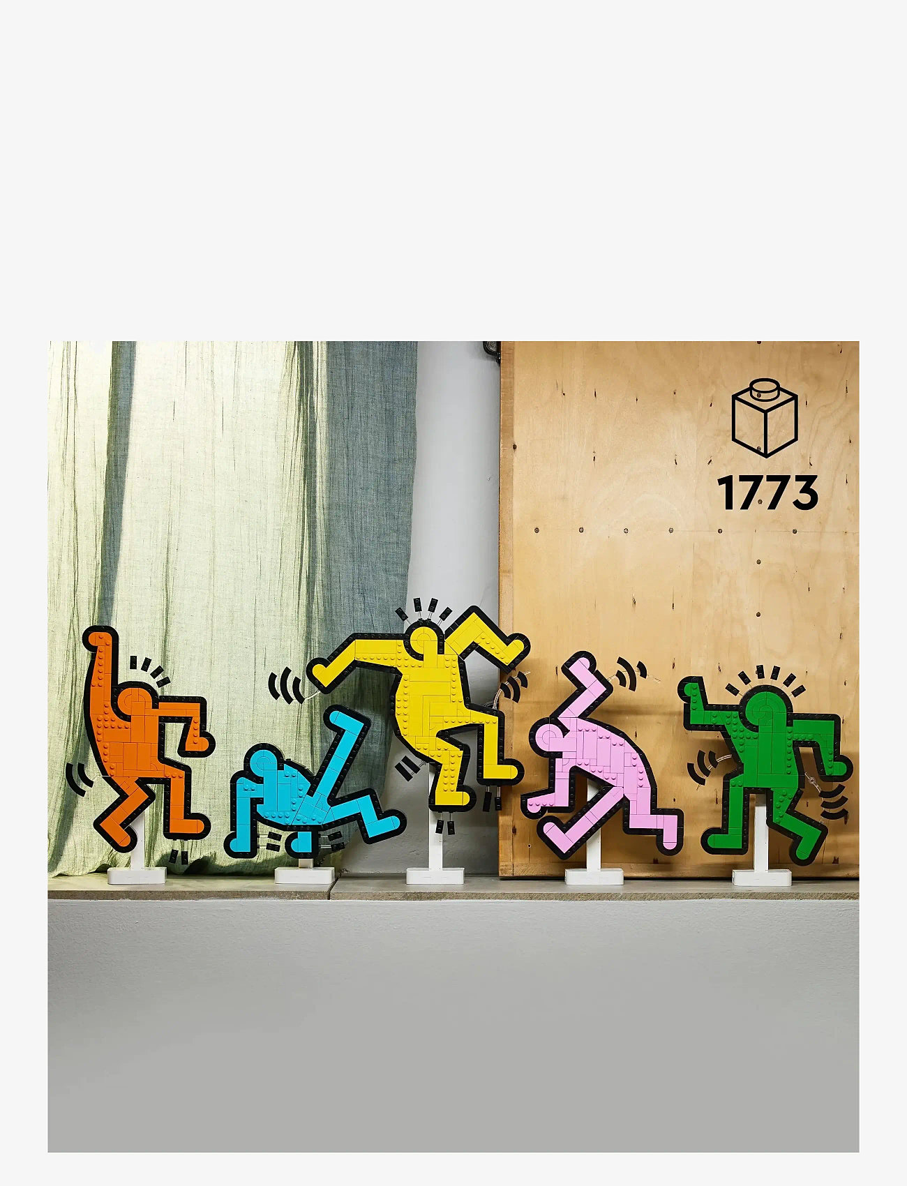 LEGO - Art Keith Haring – Dancing Figures Living Room Decor 31216 - lego adults welcome - multi - 1