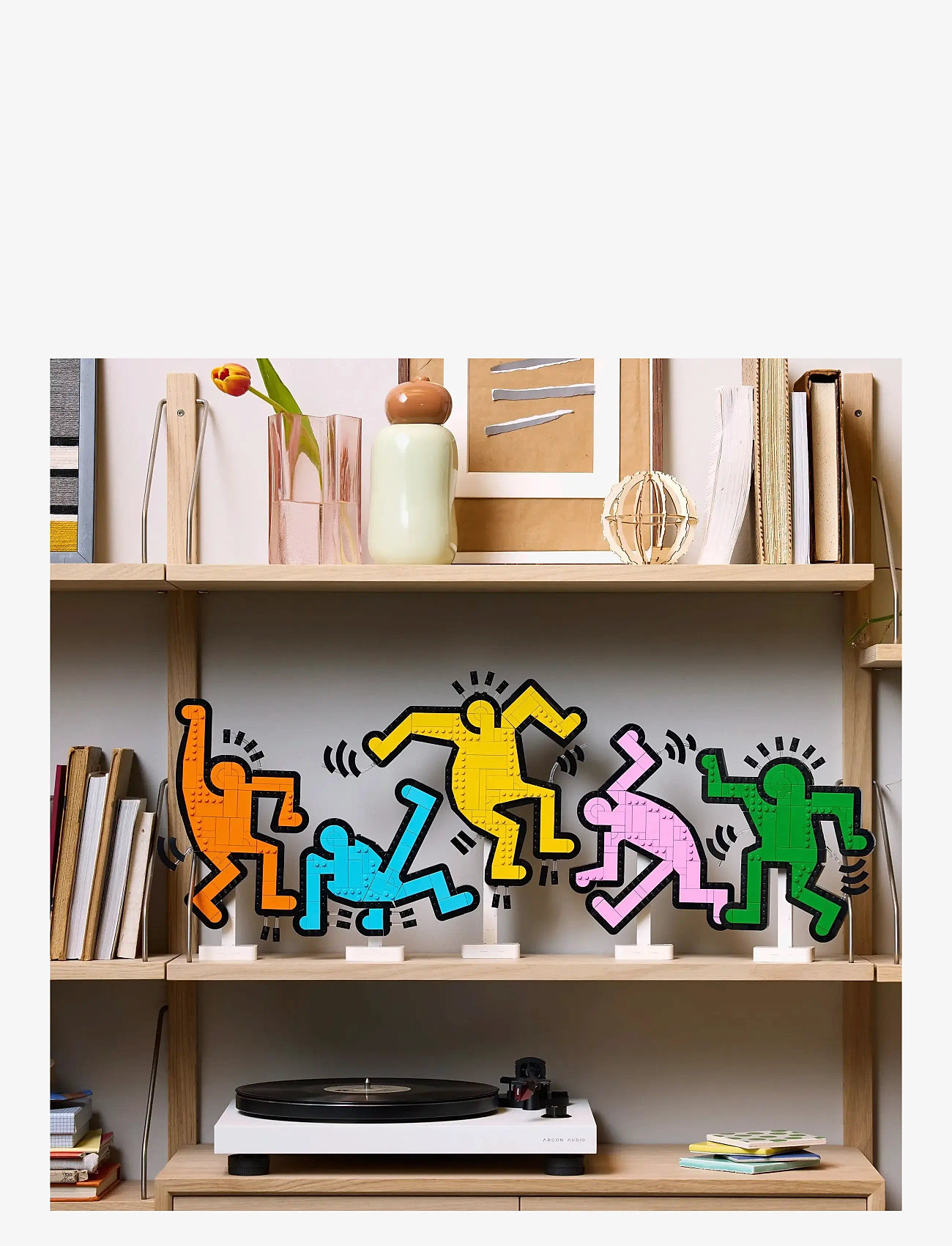 LEGO - Art Keith Haring – Dancing Figures Living Room Decor 31216 - lego adults welcome - multi - 4