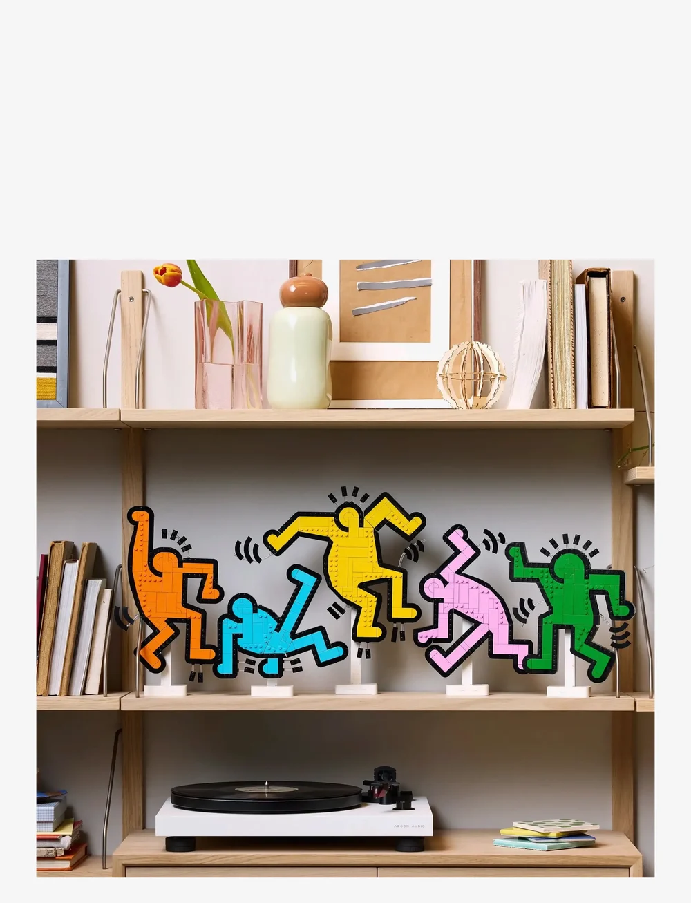 LEGO - Art Keith Haring – Dancing Figures Living Room Decor 31216 - lego adults welcome - multi - 4