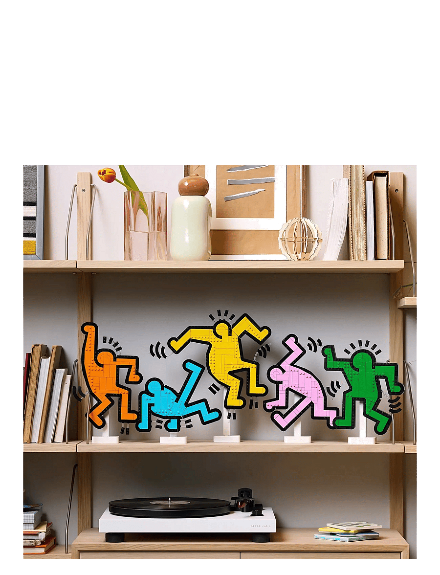 LEGO - Art Keith Haring – Dancing Figures Living Room Decor 31216 - geburtstagsgeschenke - multi - 4