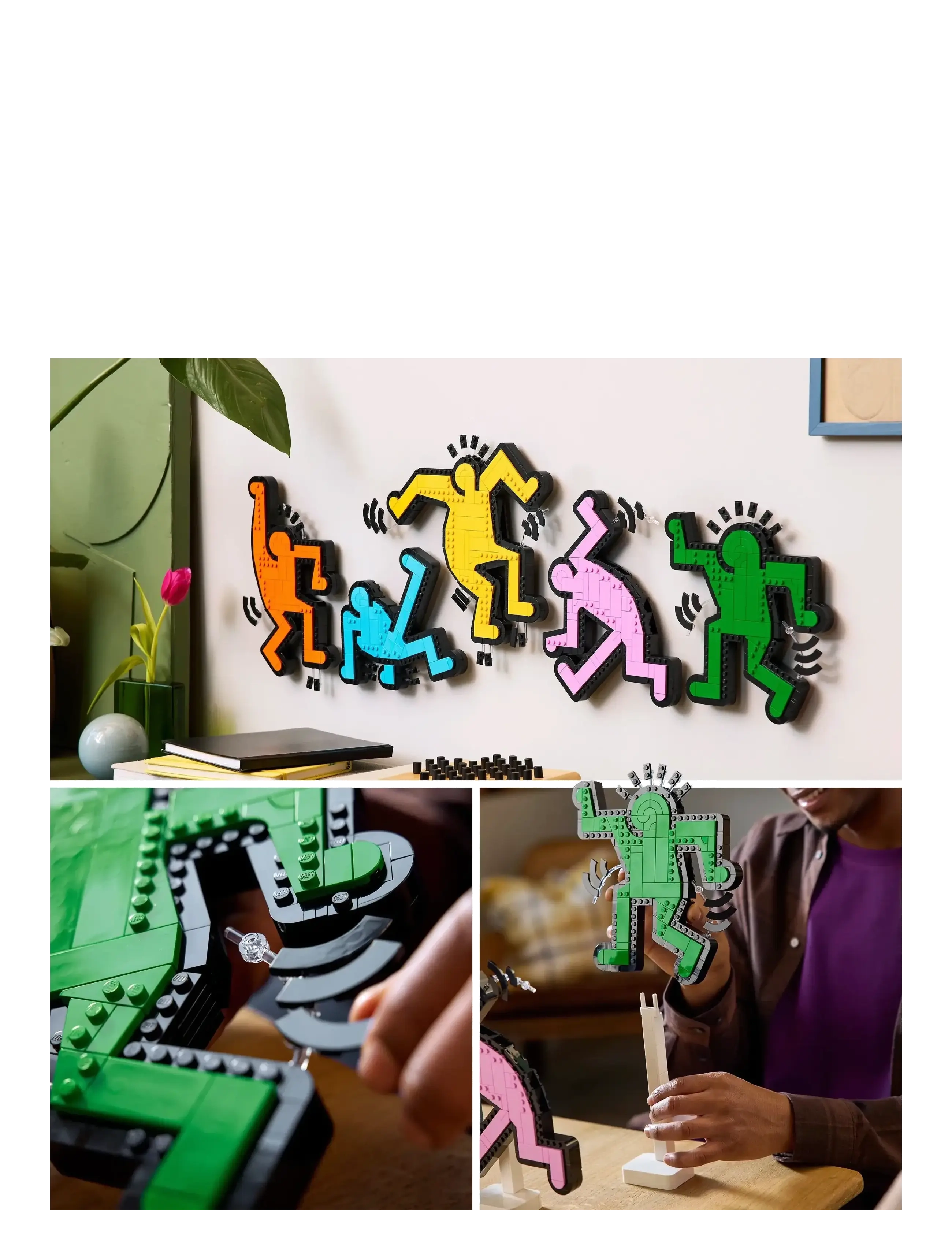 LEGO - Art Keith Haring – Dancing Figures Living Room Decor 31216 - geburtstagsgeschenke - multi - 5