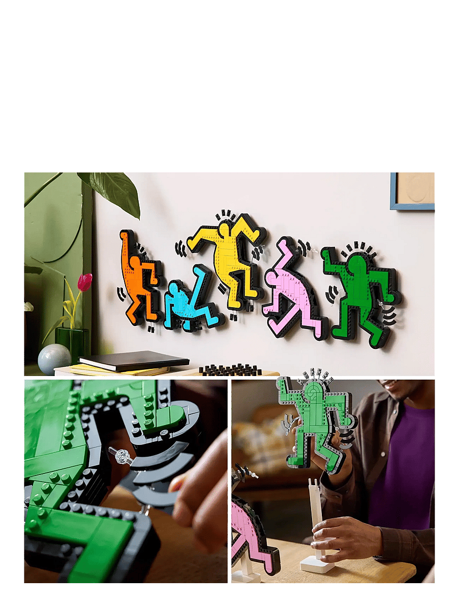 LEGO - Art Keith Haring – Dancing Figures Living Room Decor 31216 - geburtstagsgeschenke - multi - 5