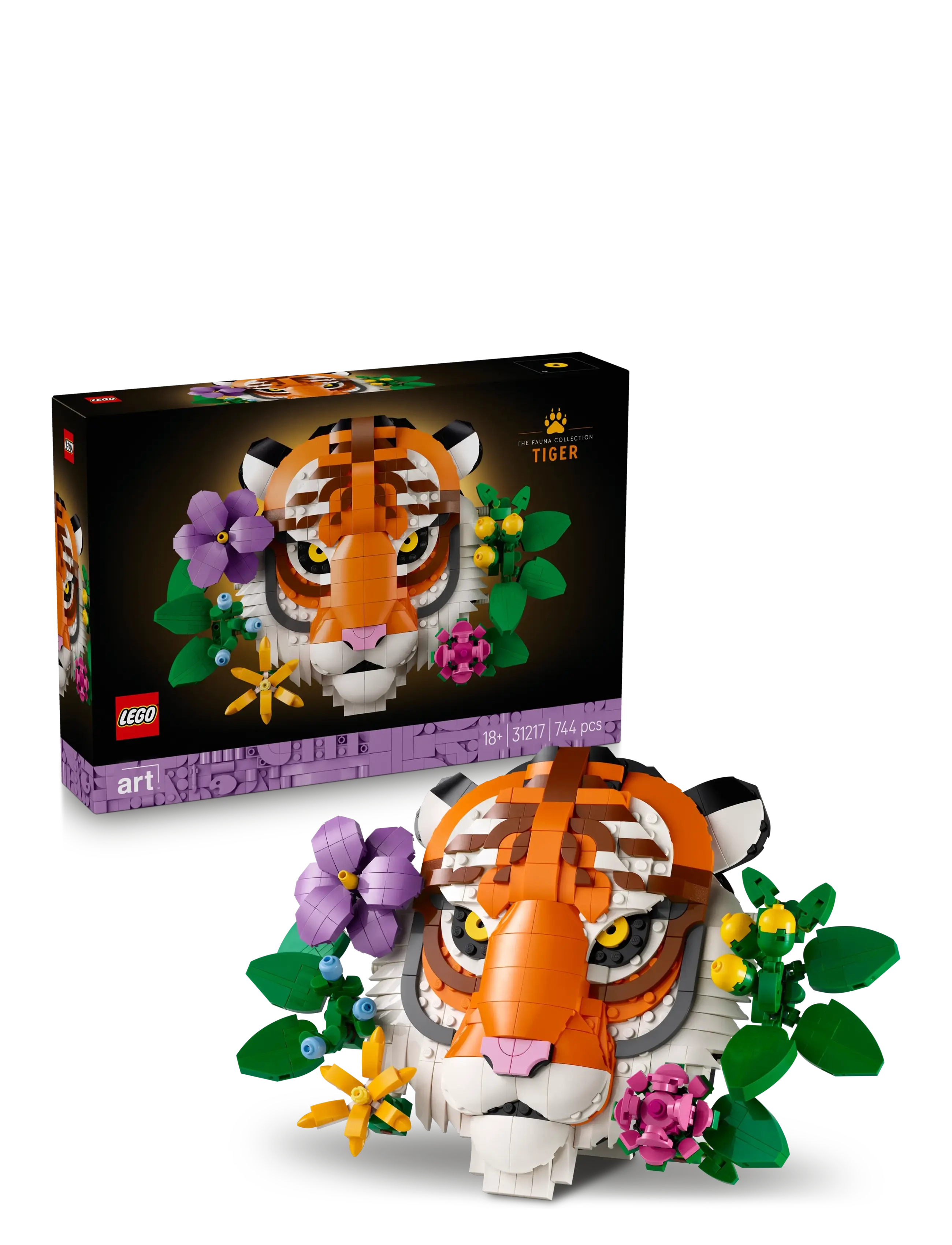LEGO Faunasamlingen – Tiger 31217, One Size, Lego Spielzeug, Mehrfarbig/gemustert - art, Homeware