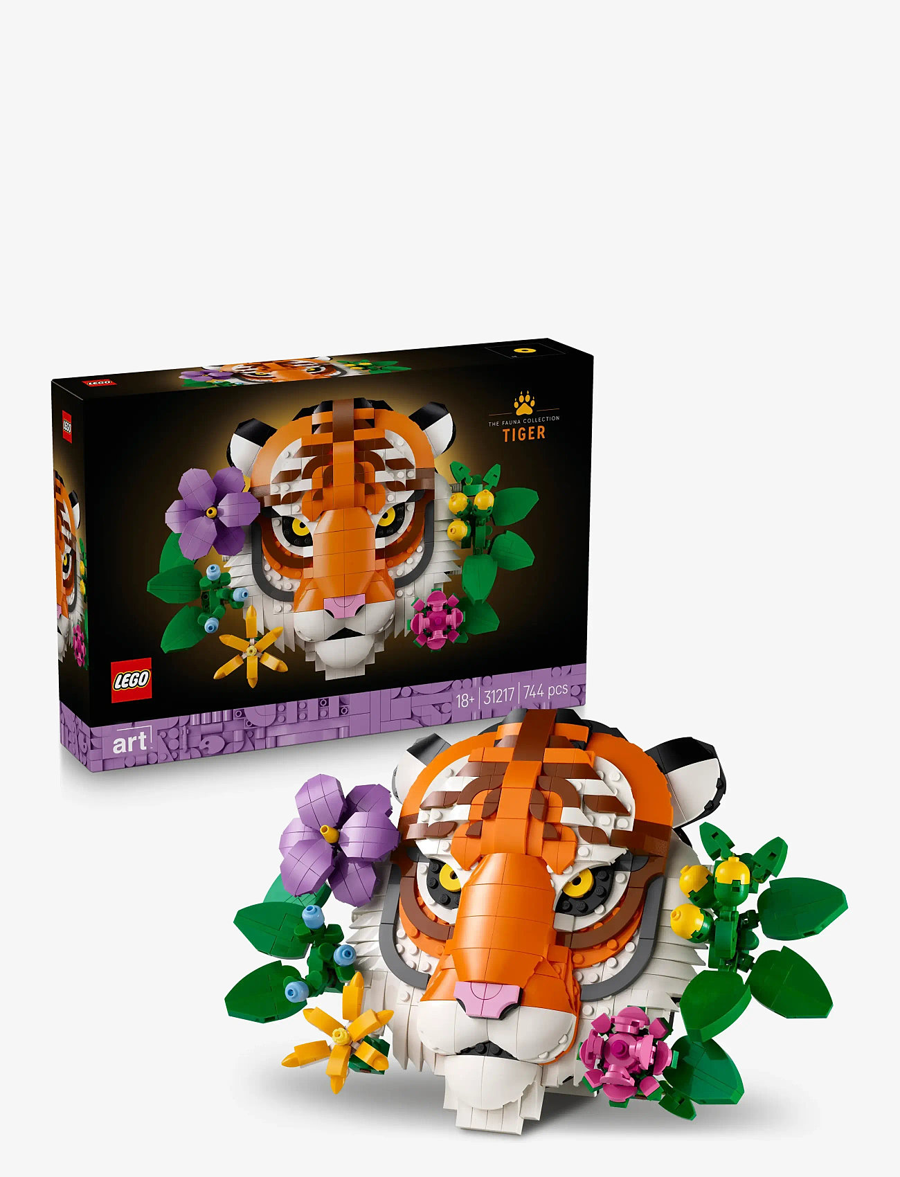 LEGO - Art The Fauna Collection – Tiger, Housewarming Gift for a New Home 31217 - lego adults welcome - multi - 0