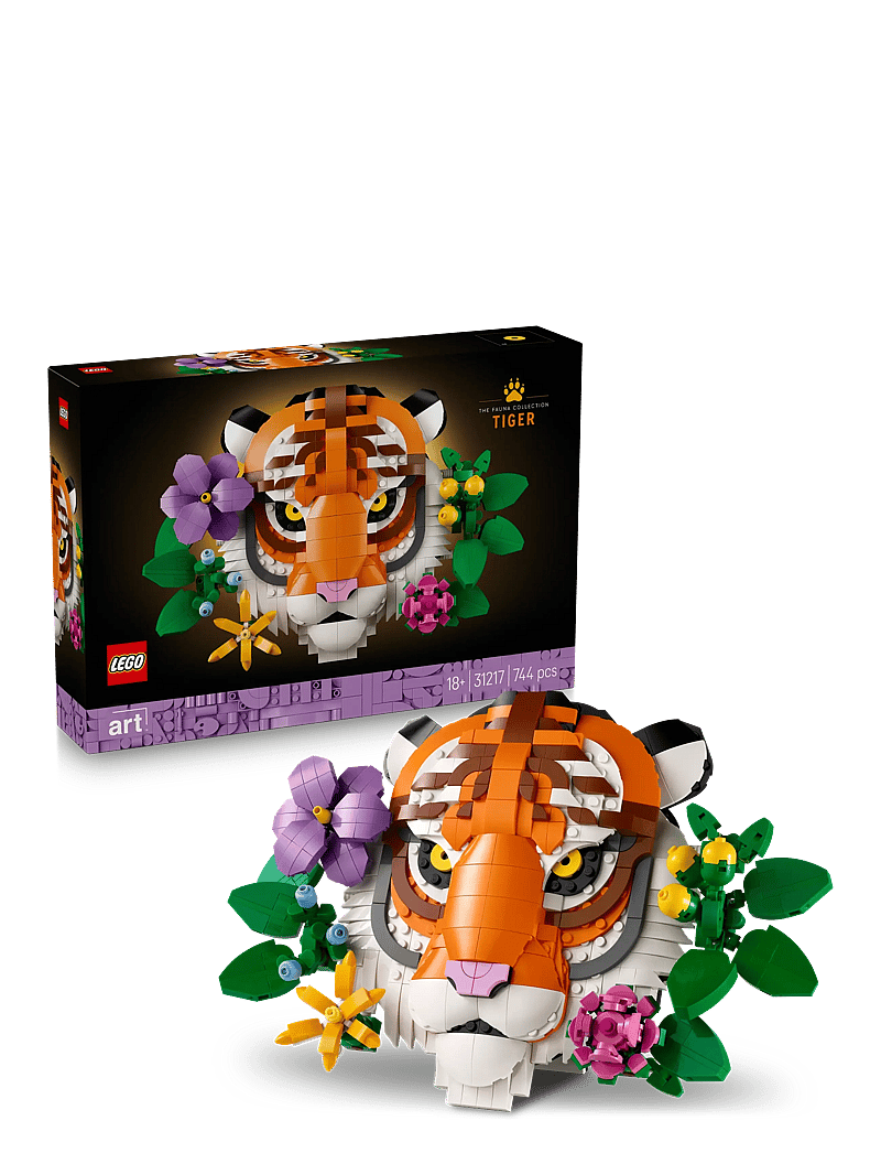 LEGO - Art The Fauna Collection – Tiger, Housewarming Gift for a New Home 31217 - lego adults welcome - multi - 0