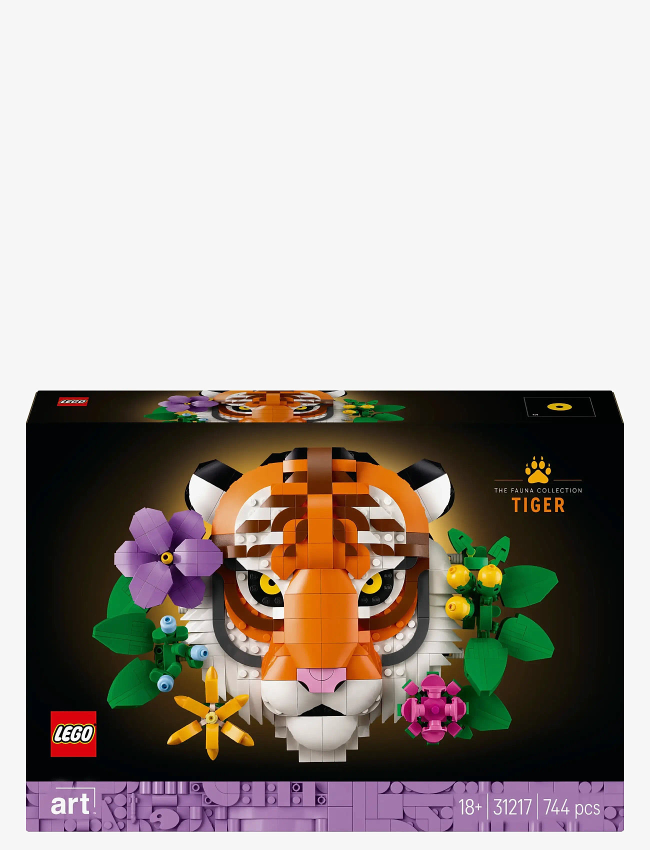 LEGO - Art The Fauna Collection – Tiger, Housewarming Gift for a New Home 31217 - lego adults welcome - multi - 5