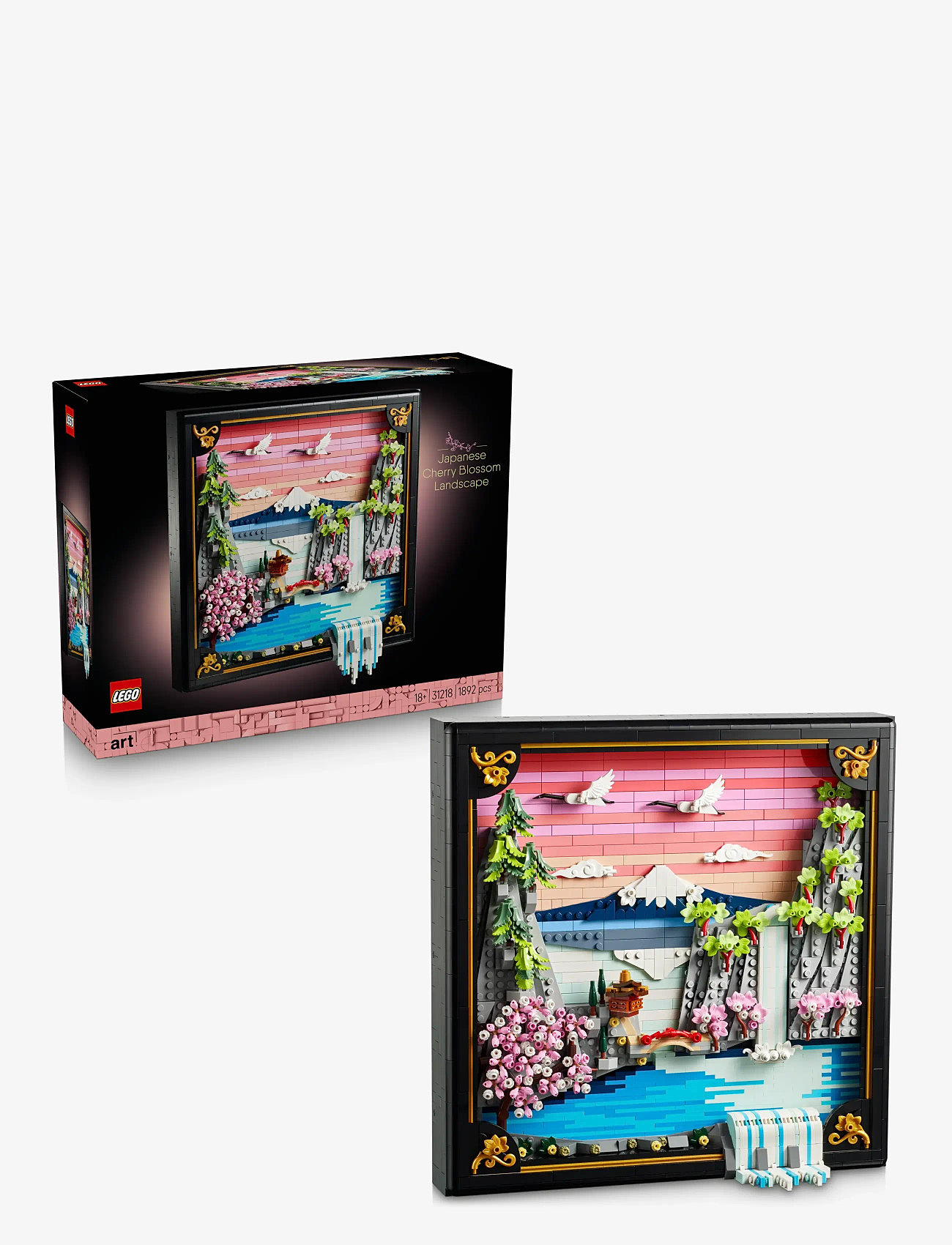 LEGO - Art Japanese Cherry Blossom Landscape Wall Art 31218 - lego art - multi - 0