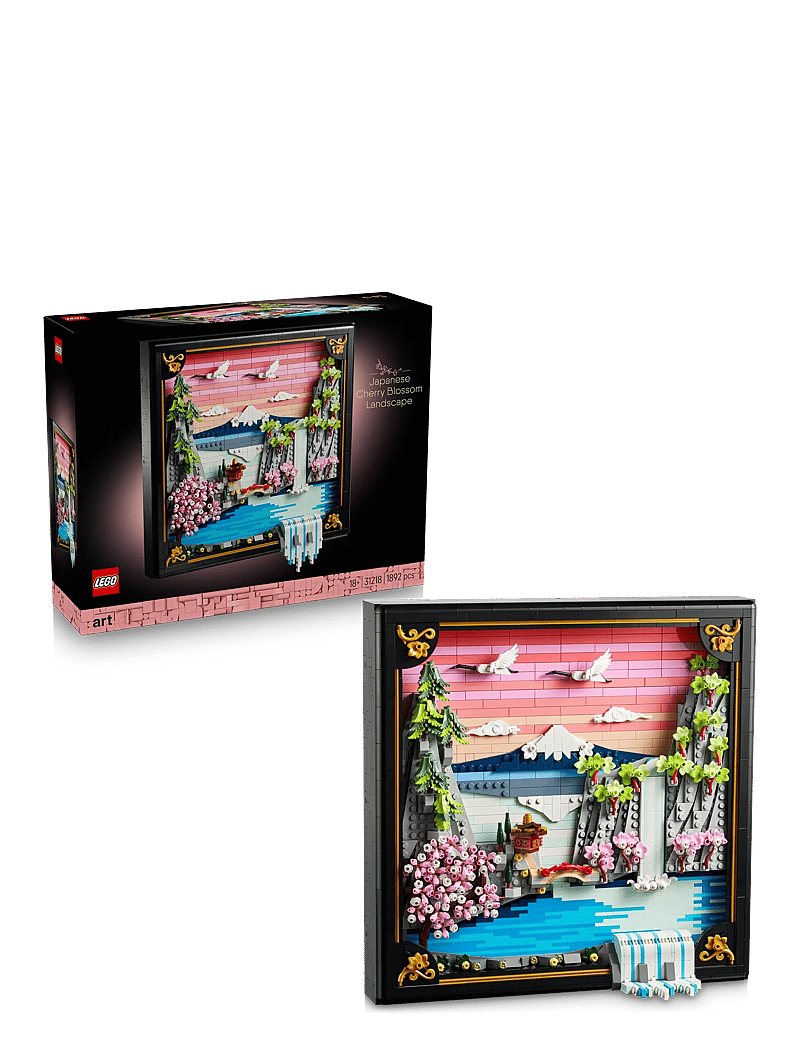 LEGO - Art Japanese Cherry Blossom Landscape Wall Art 31218 - lego art - multi - 0