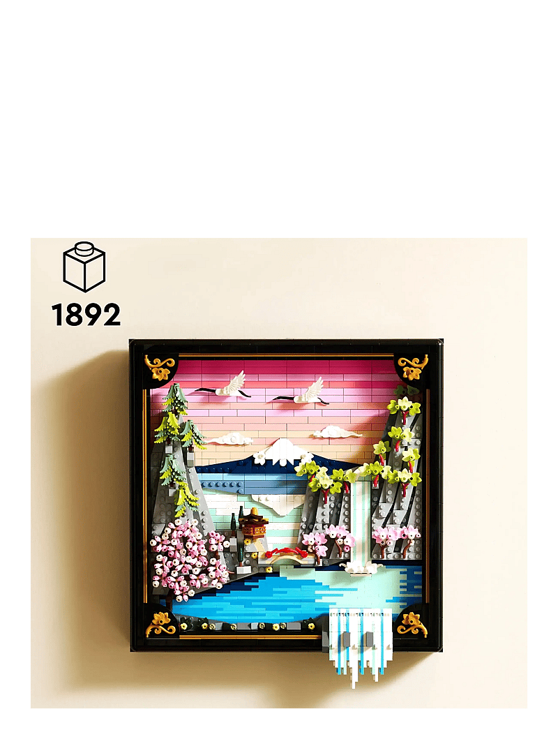 LEGO - Art Japanese Cherry Blossom Landscape Wall Art 31218 - lego art - multi - 1
