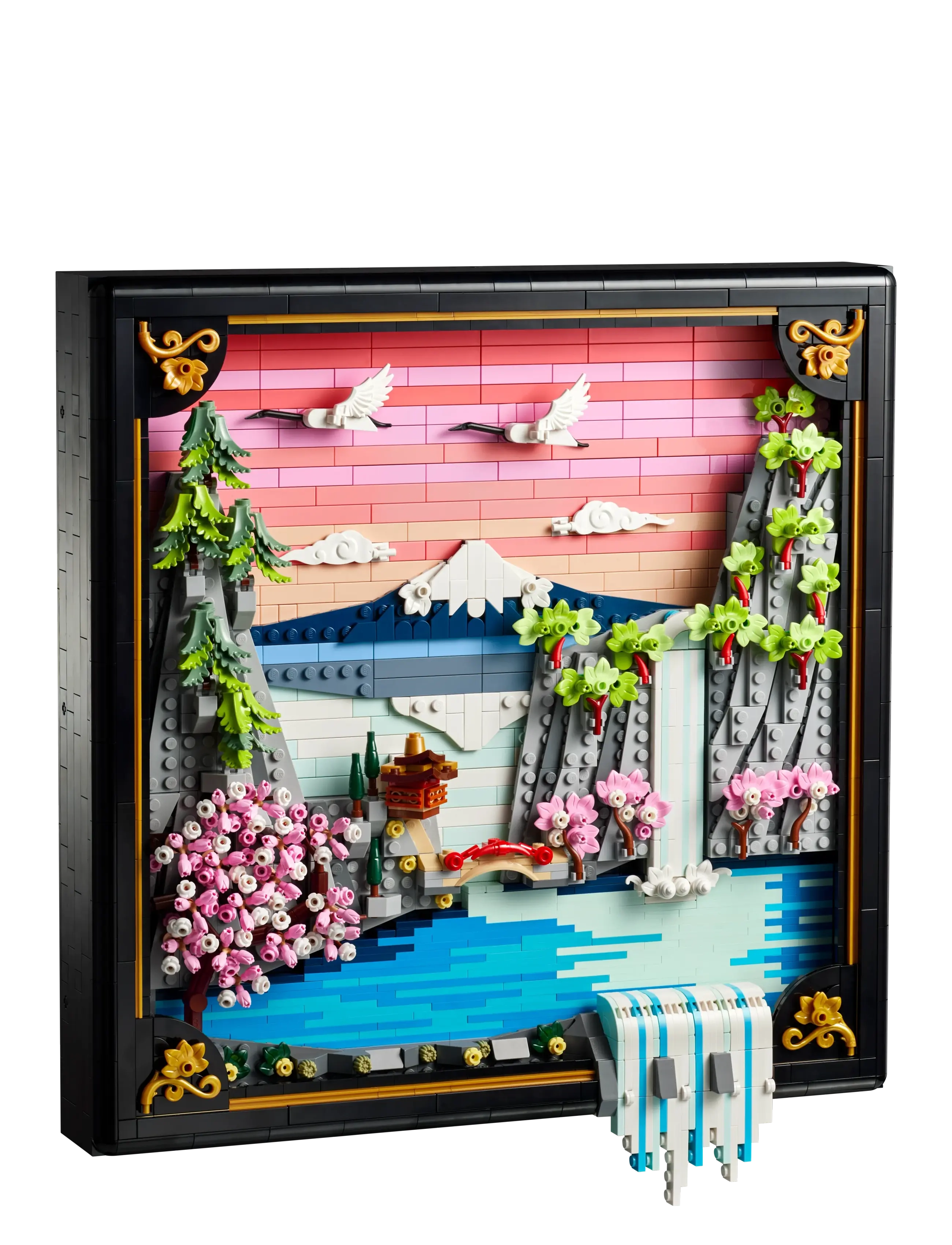 LEGO - Art Japanese Cherry Blossom Landscape Wall Art 31218 - lego art - multi - 2