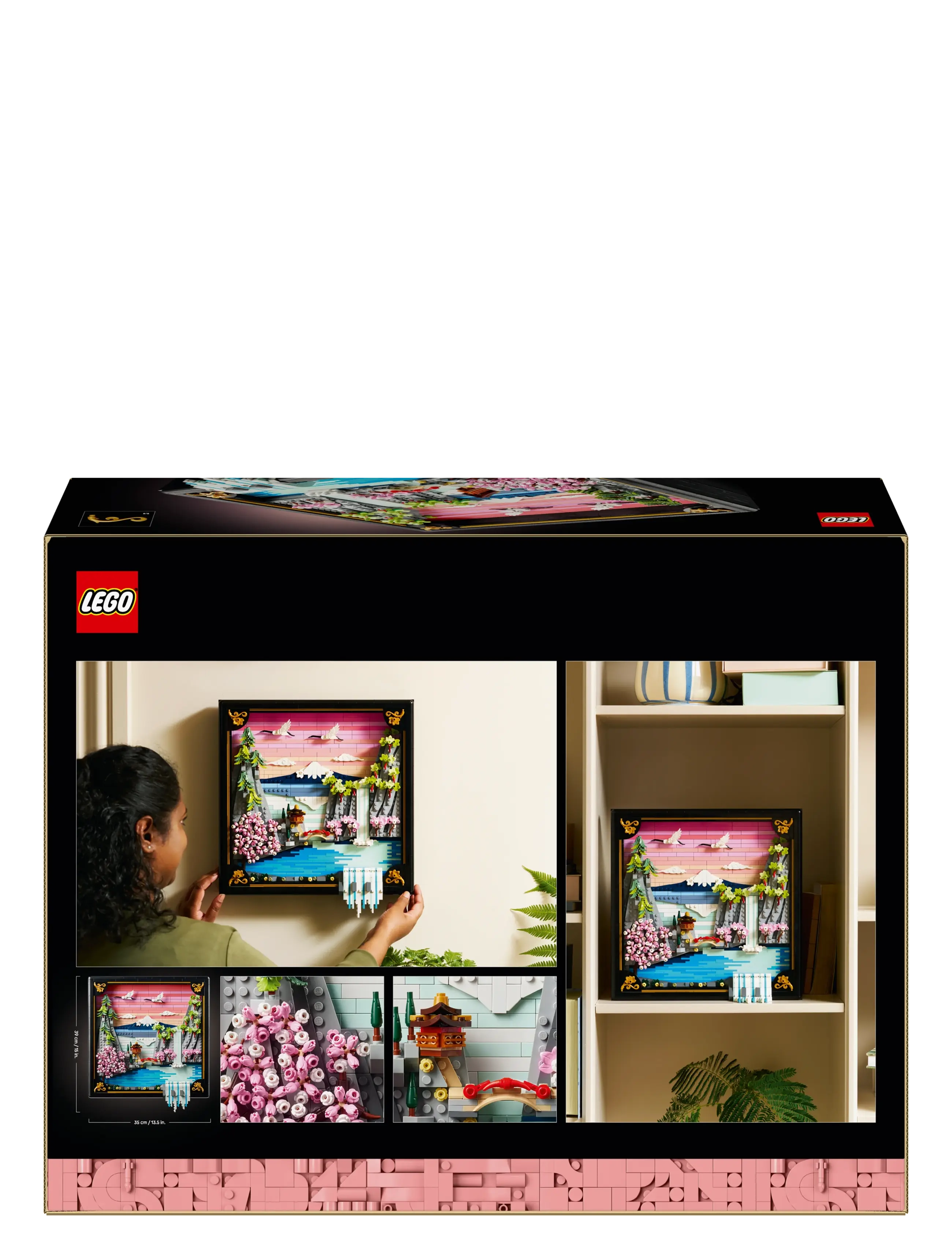 LEGO - Art Japanese Cherry Blossom Landscape Wall Art 31218 - lego art - multi - 4