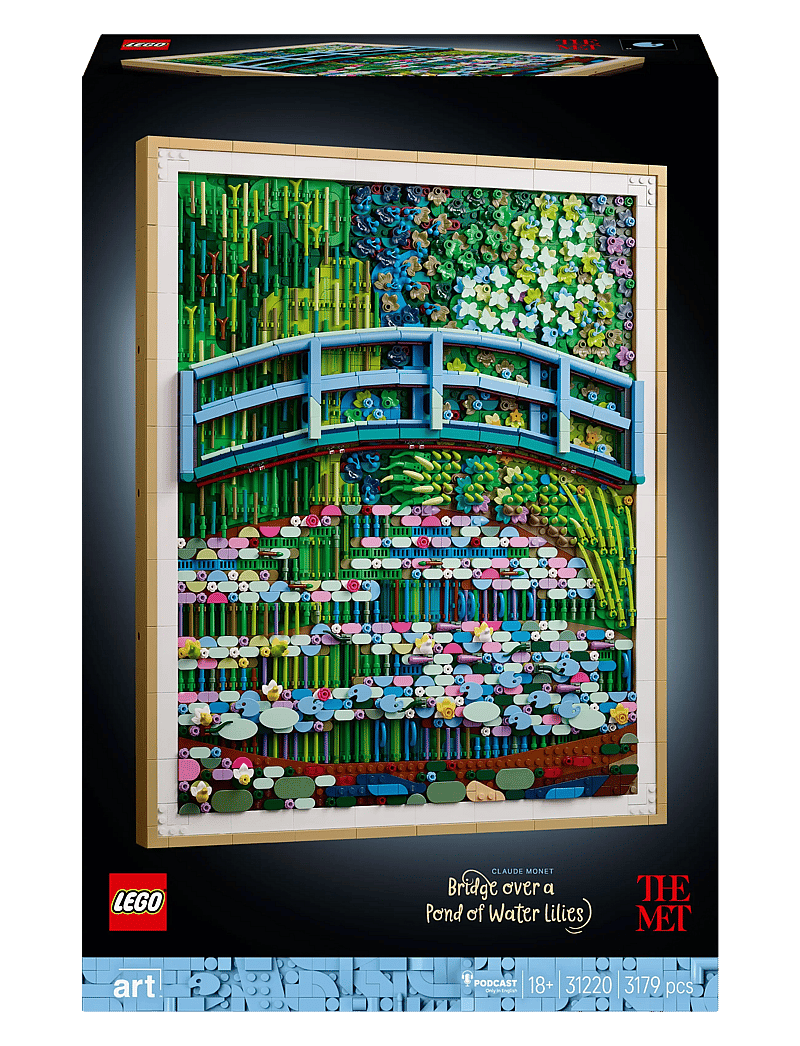 LEGO - Art Claude Monet – Bridge over a Pond of Water Lilies 31220 - lego art - multi - 1