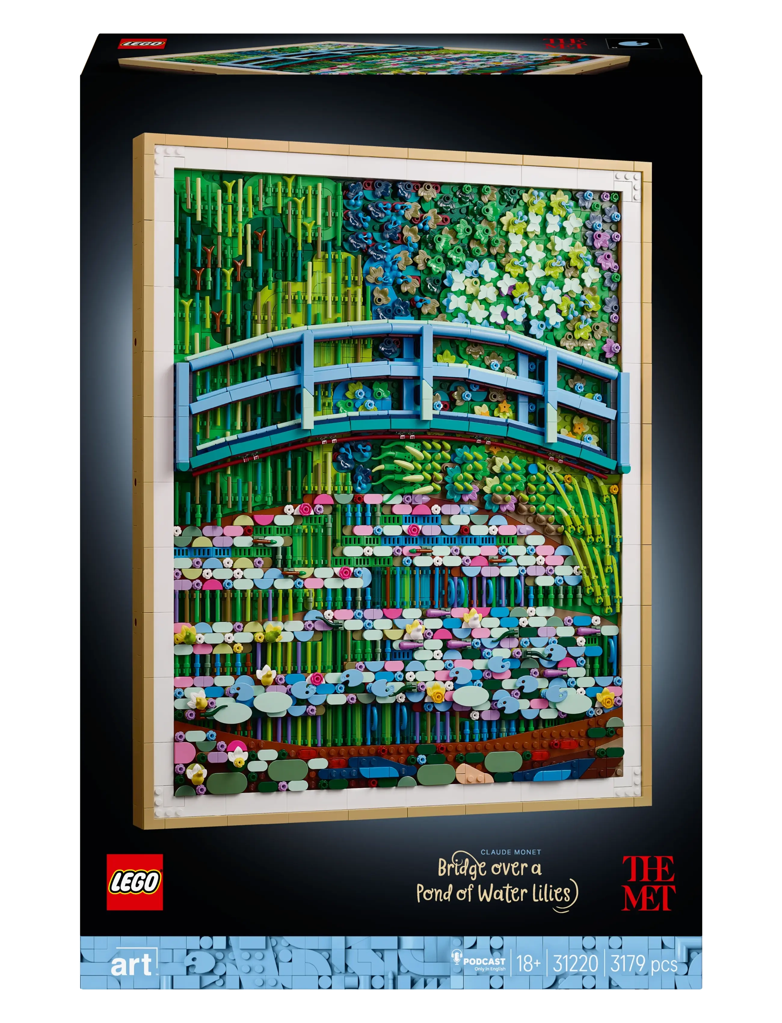 LEGO - Art Claude Monet – Bridge over a Pond of Water Lilies 31220 - lego art - multi - 1