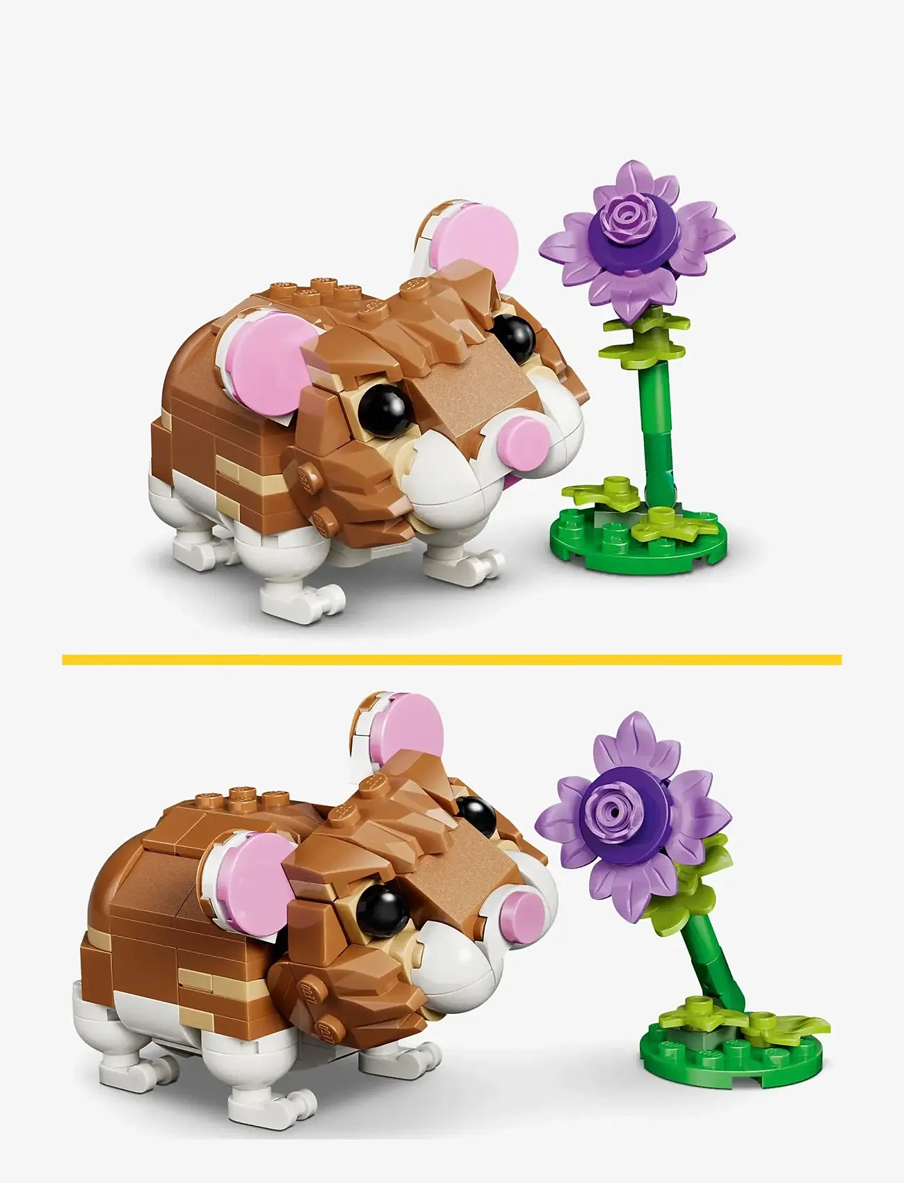 LEGO - Creator 3 in 1 Cute Hamster with a Flower Toy 31376 - lego creator - multi - 4