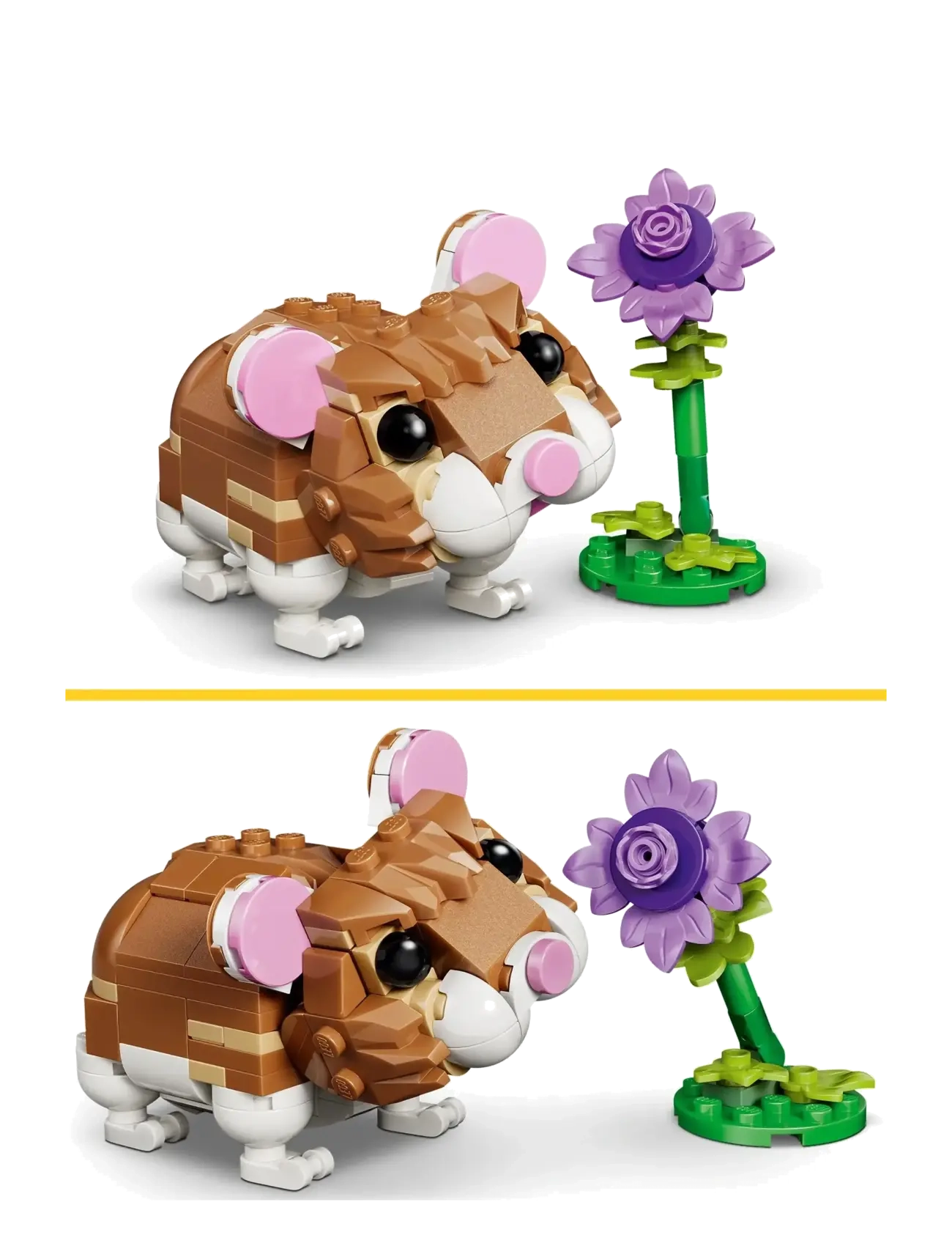 LEGO - Hurmaava hamsteri ja kukka 31376 - lego creator - multi - 4
