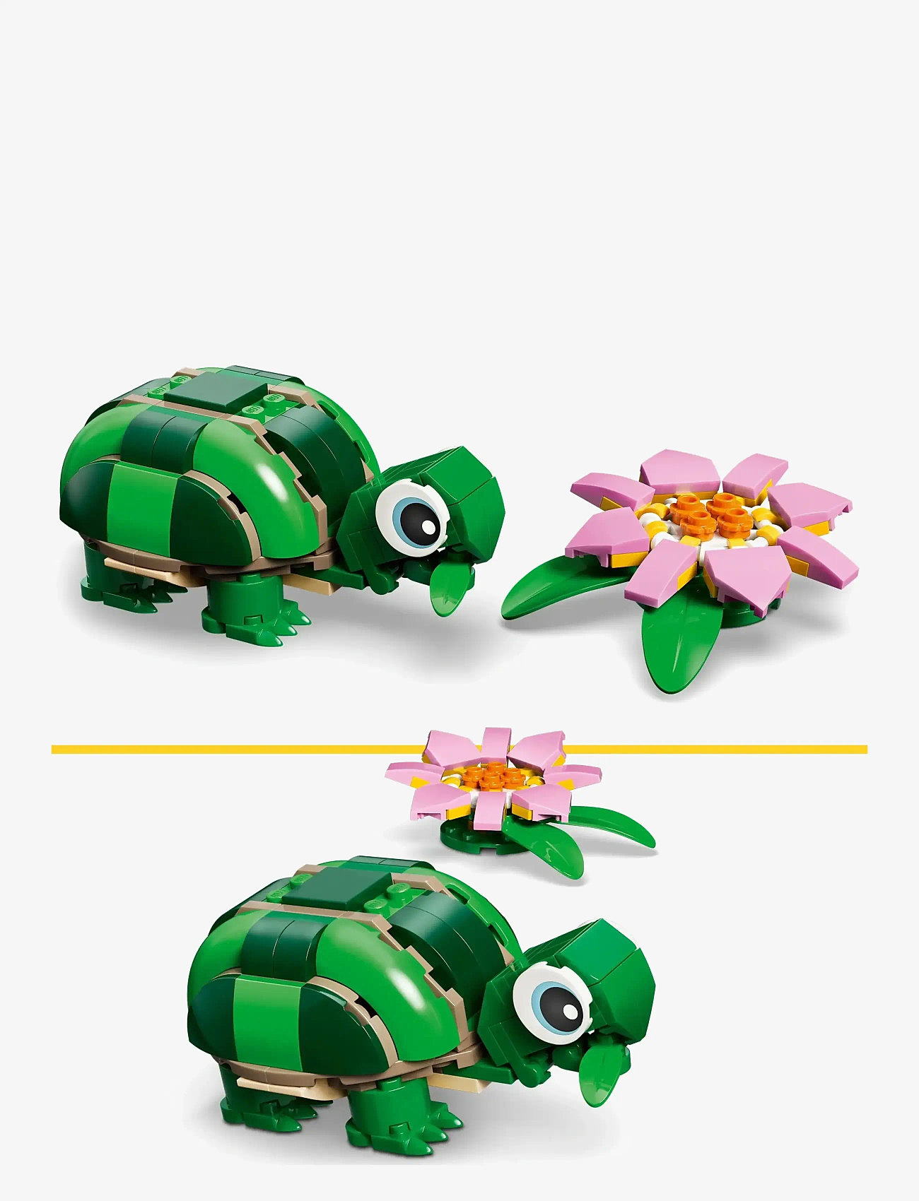 LEGO - Sköldpadda med näckros 31377 - lego creator - multi - 4