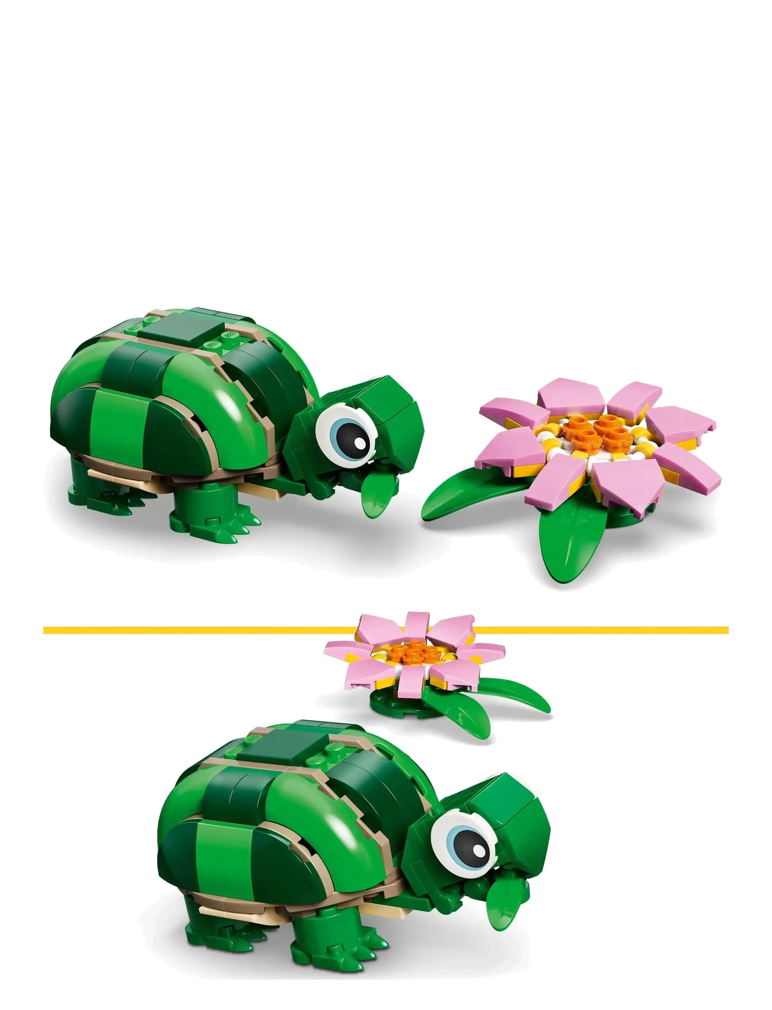 LEGO - Creator 3 in 1 Turtle with a Water Lily Flower 31377 - lego creator - multi - 4
